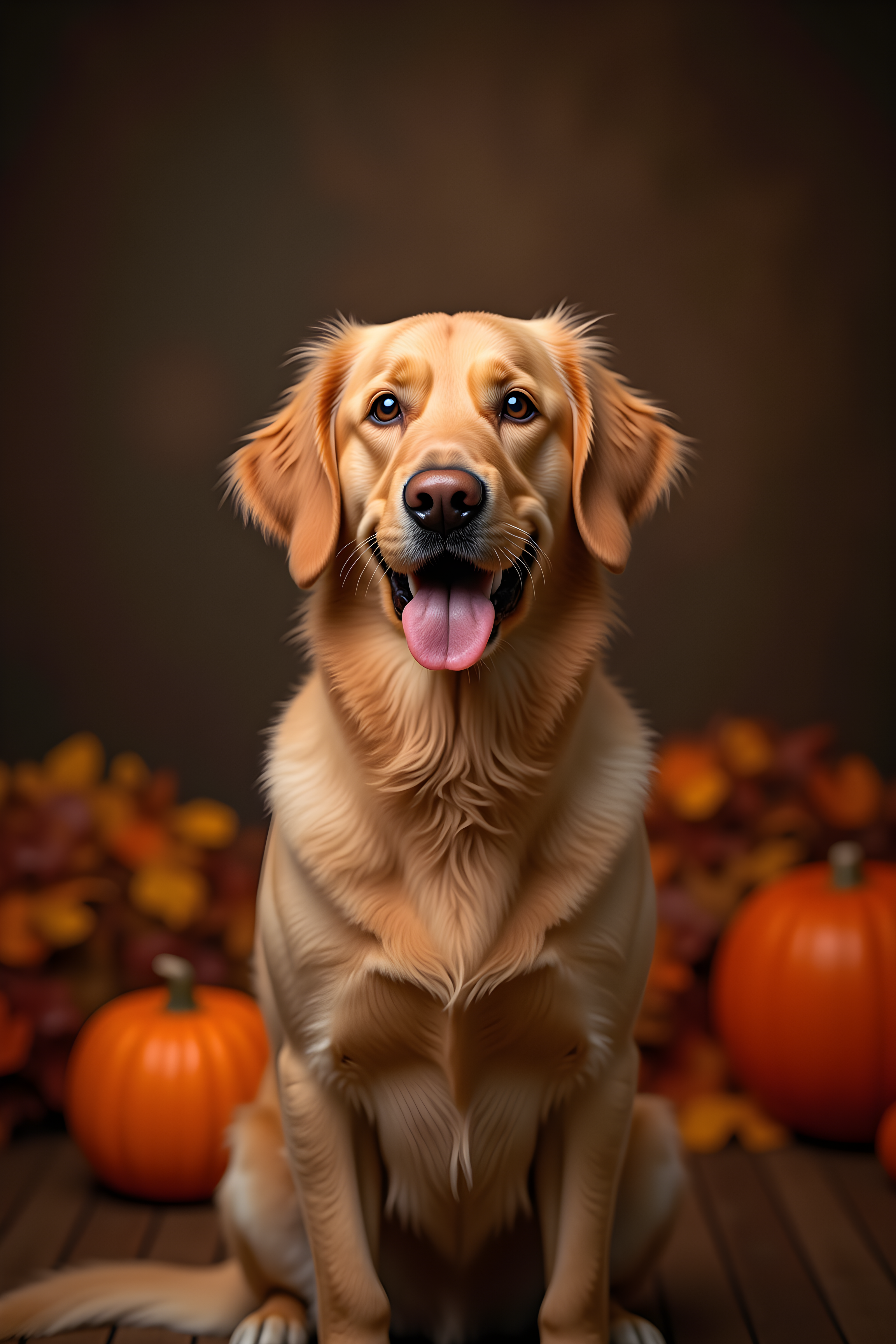 Thanksgiving Retriever — Realistic (Seasonal)