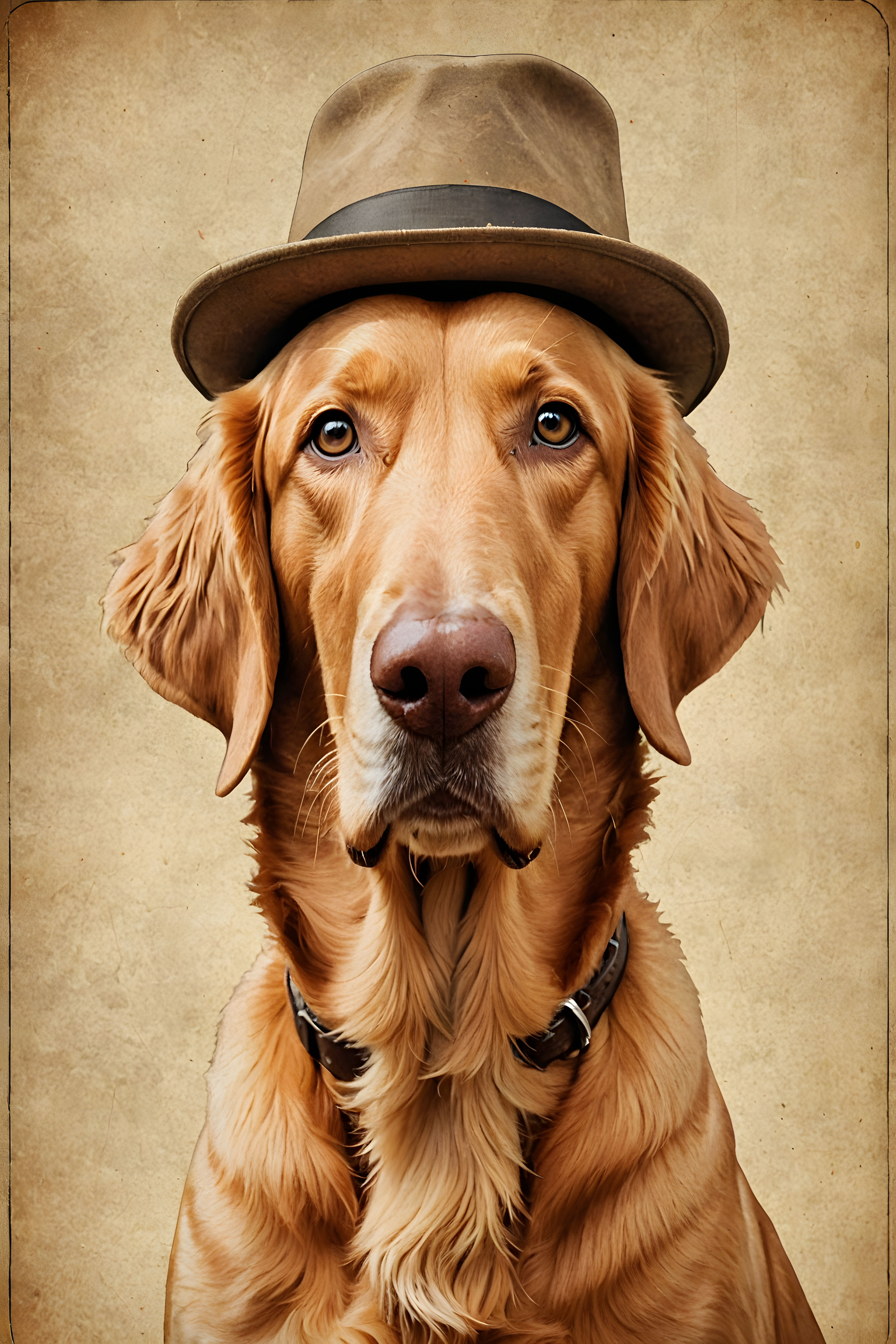 Thanksgiving Retriever — Vintage Poster (Savage)