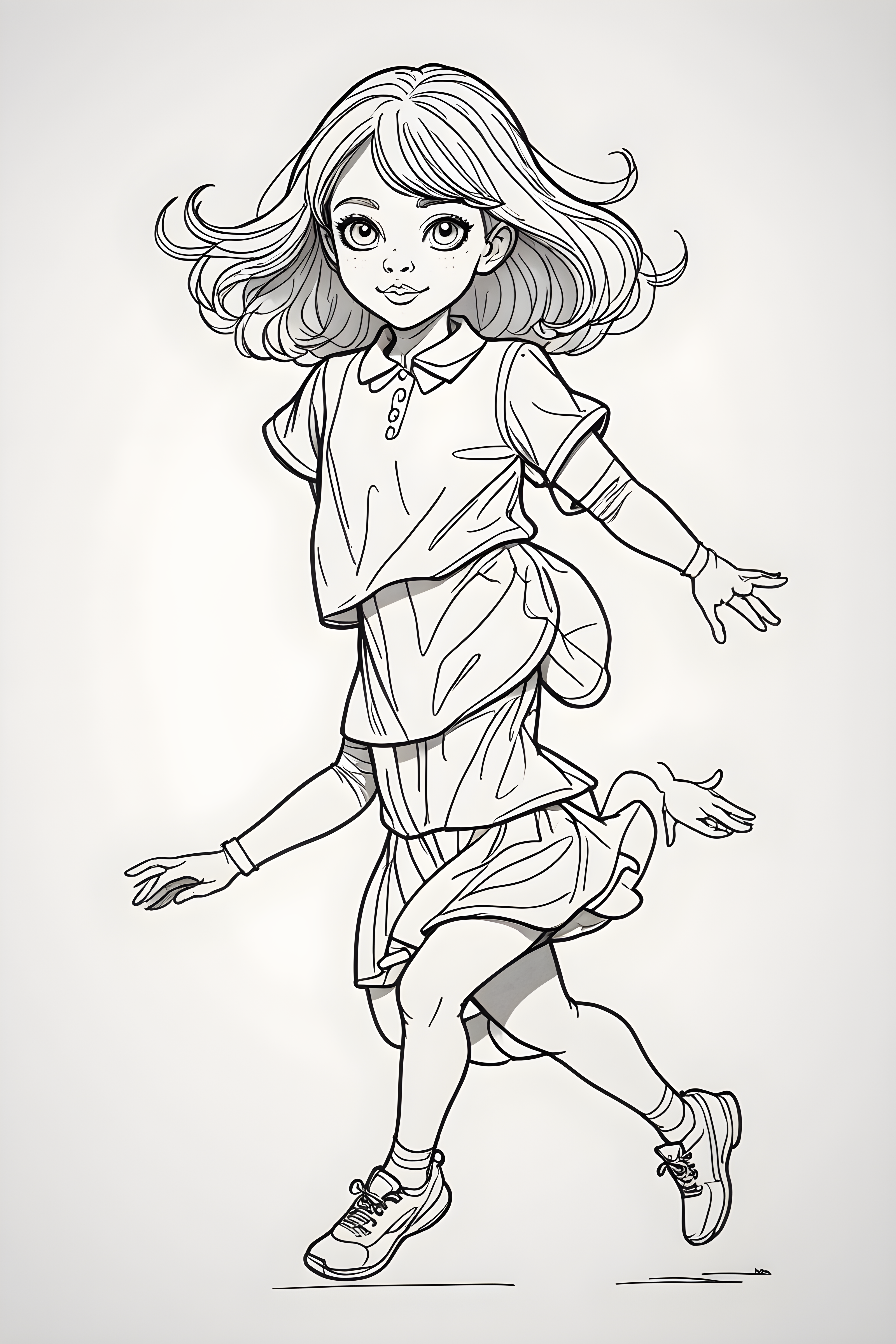 Valentine Cavalier — Minimalist Line Art (Cute)