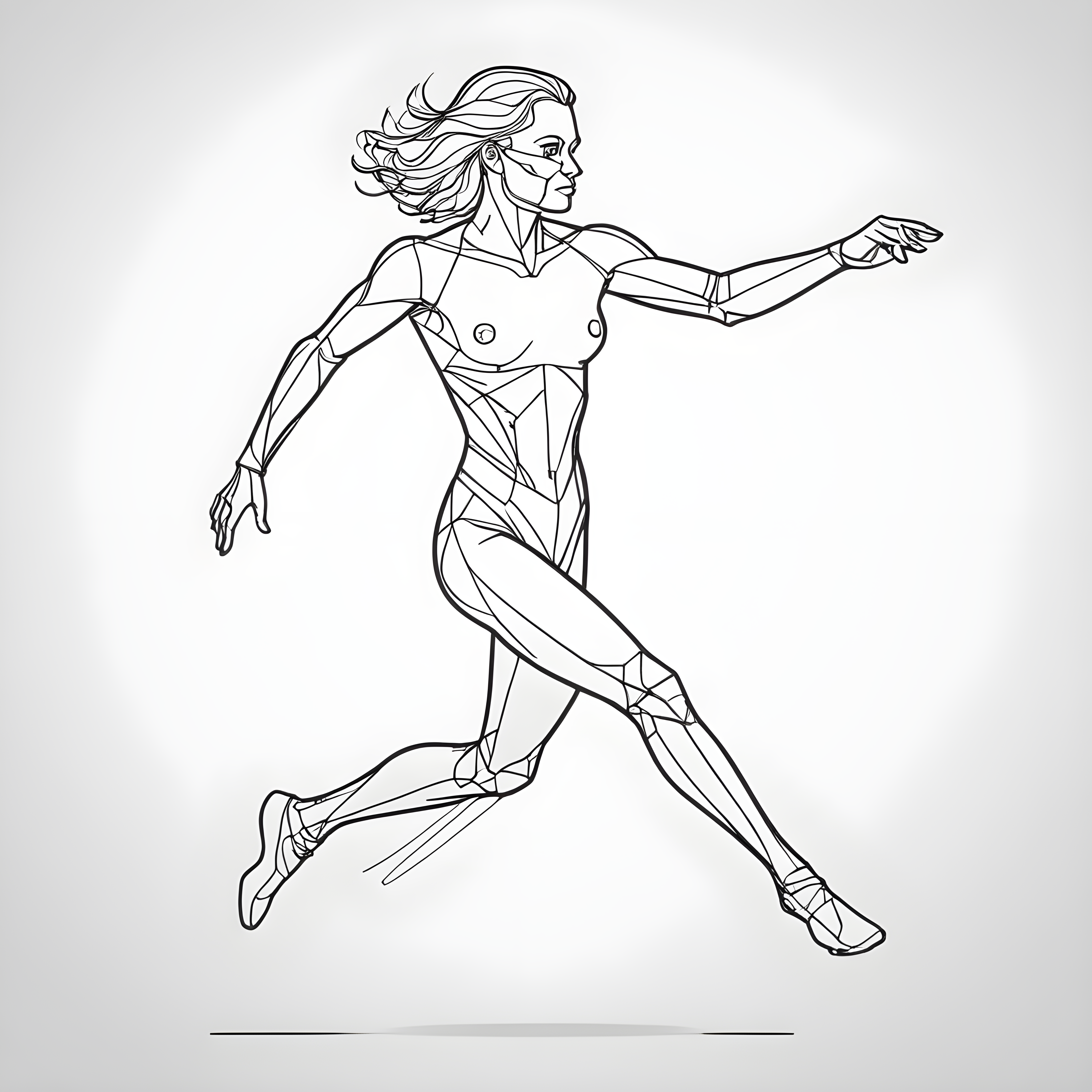 Valentine Cavalier — Minimalist Line Art (Motivational)