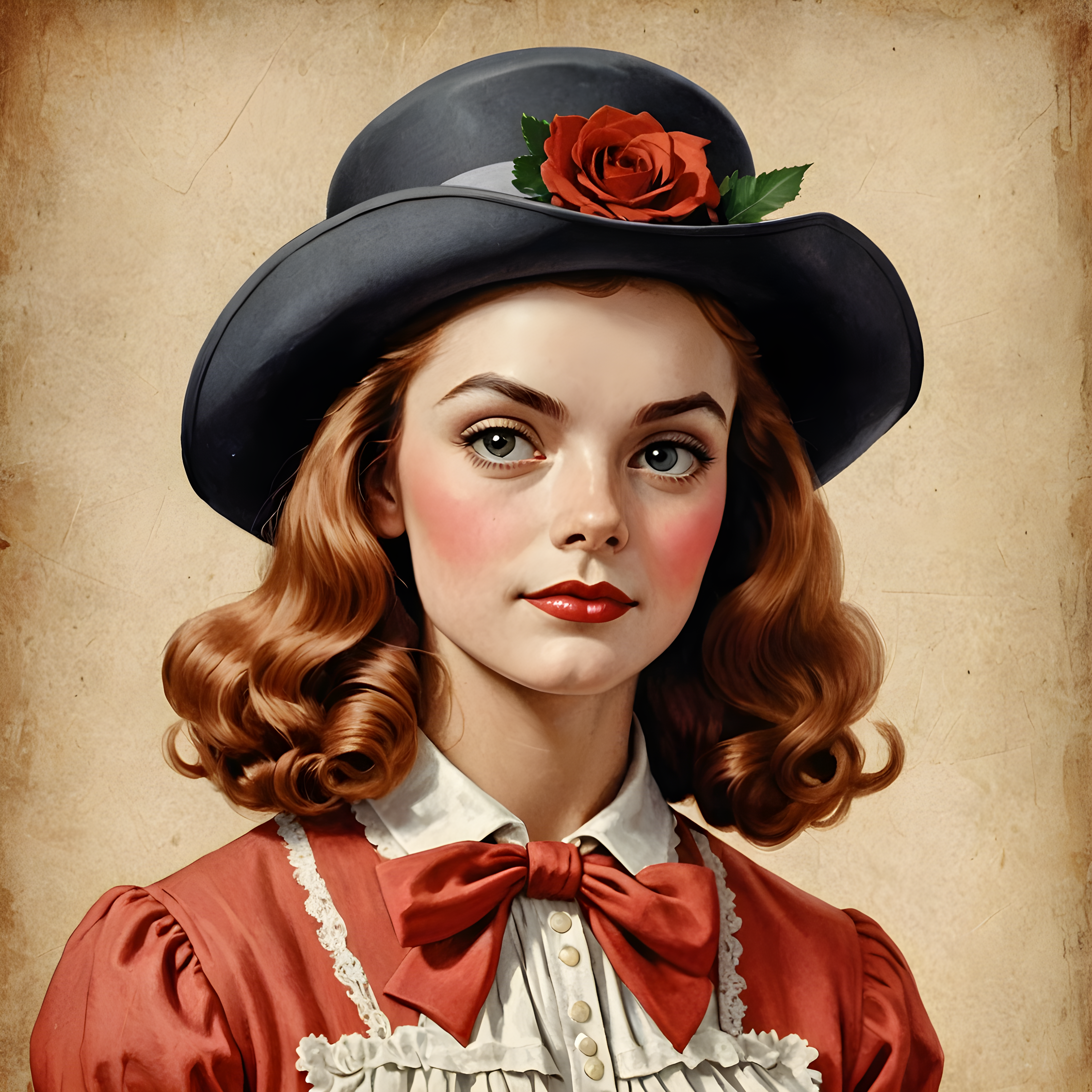 Valentine Cavalier — Vintage Poster (Energetic)
