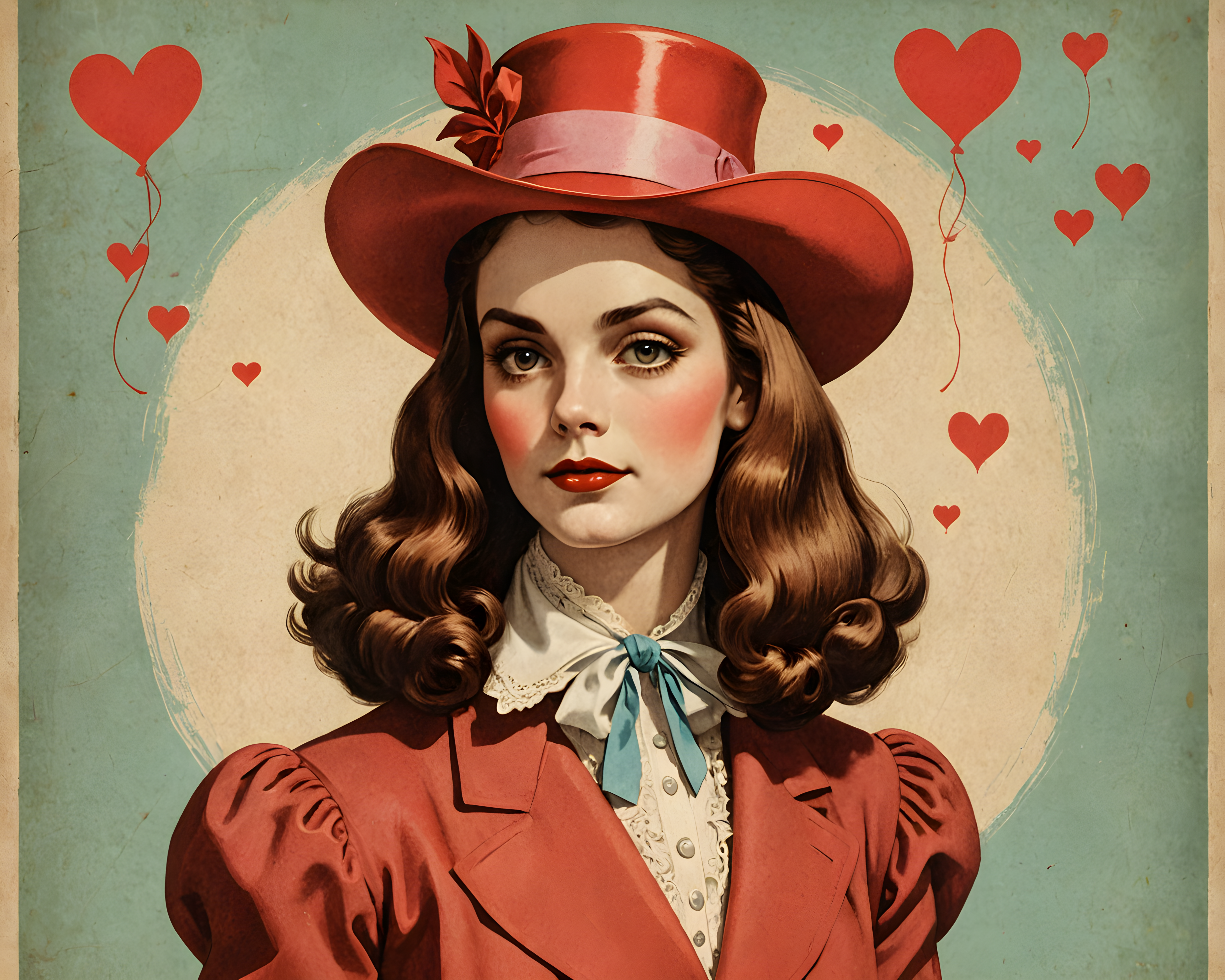 Valentine Cavalier — Vintage Poster (Fantasy)
