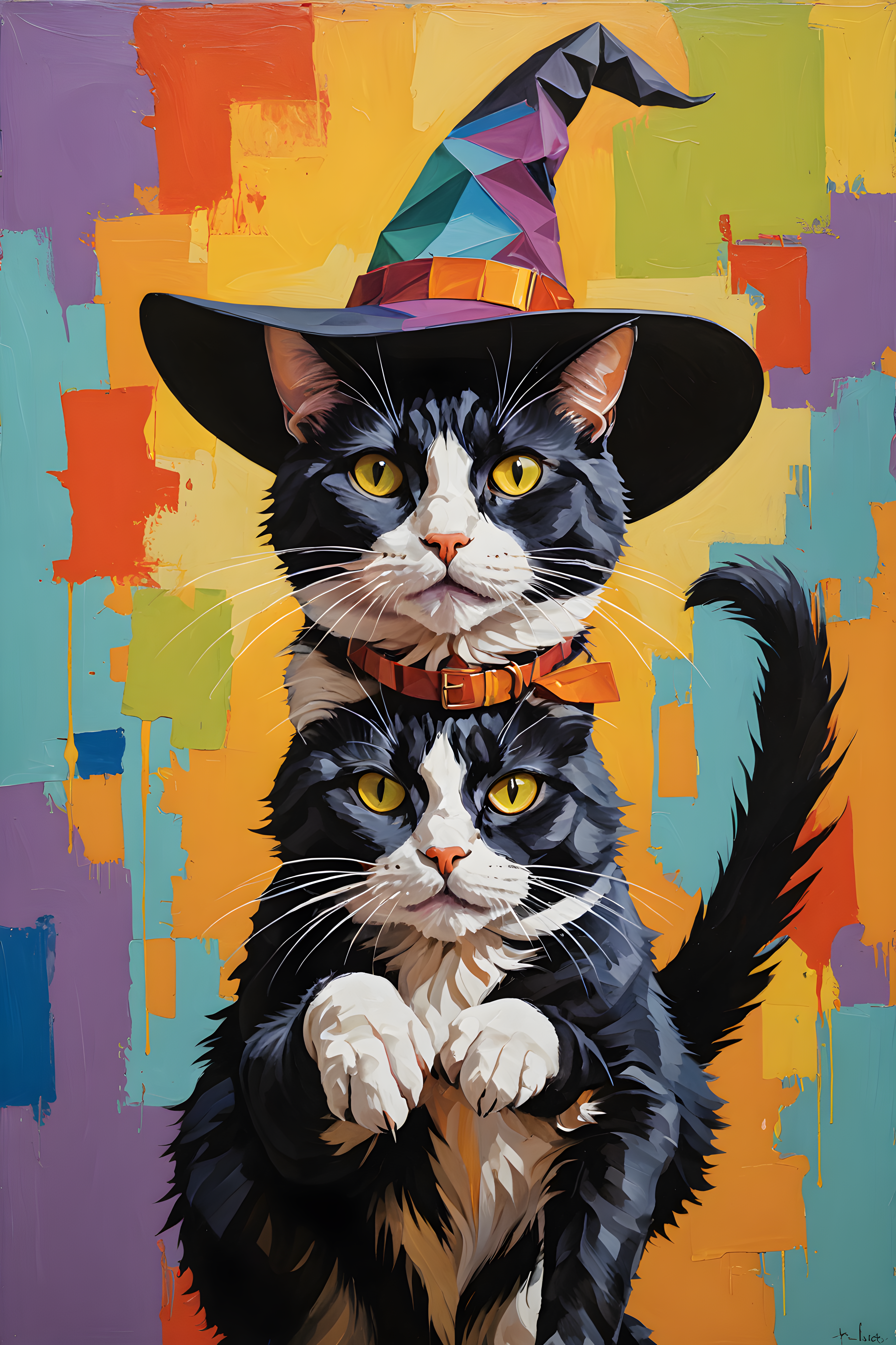 Witch Cat — Abstract (Energetic)