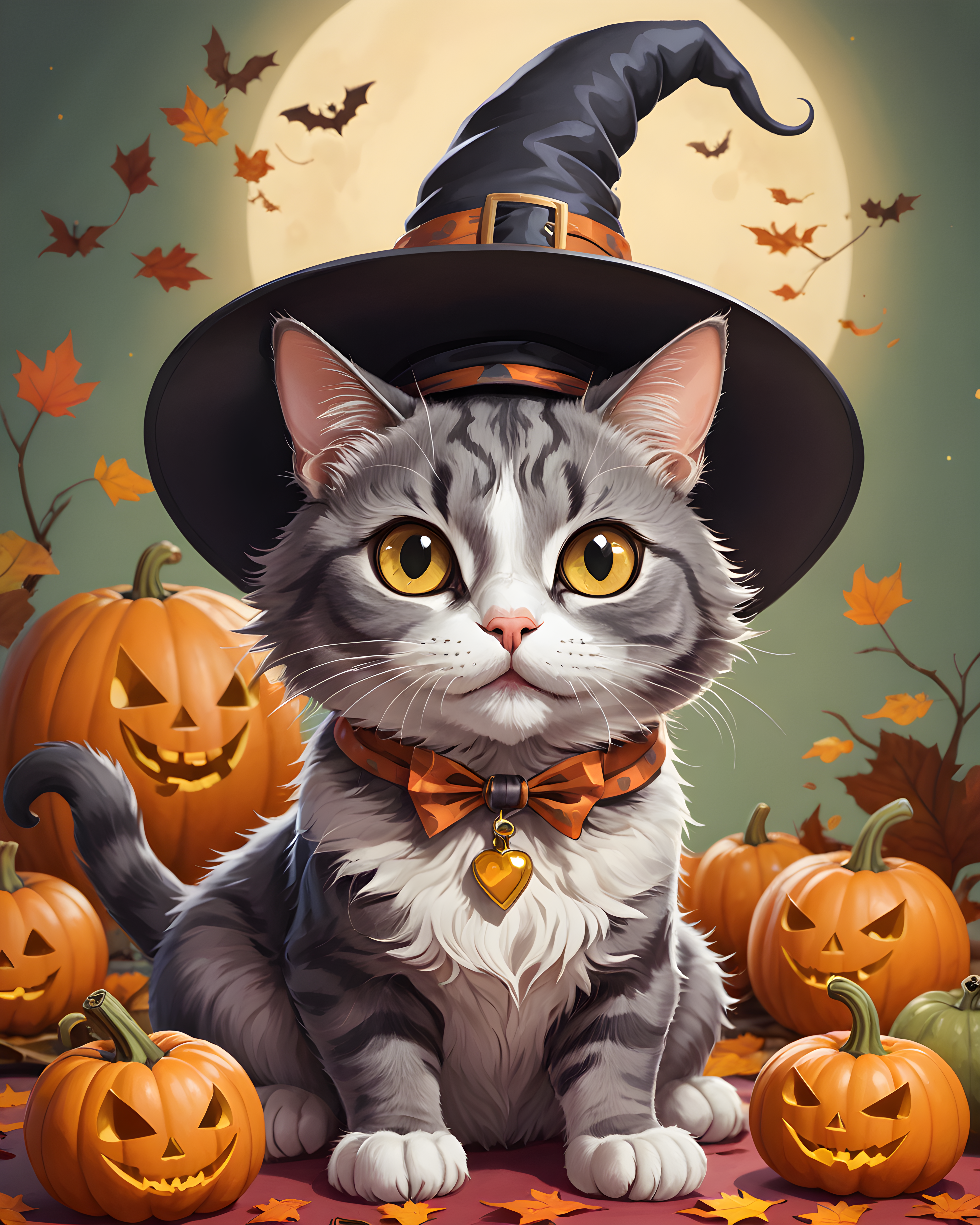 Witch Cat — Cartoon / Kawaii (Funny)