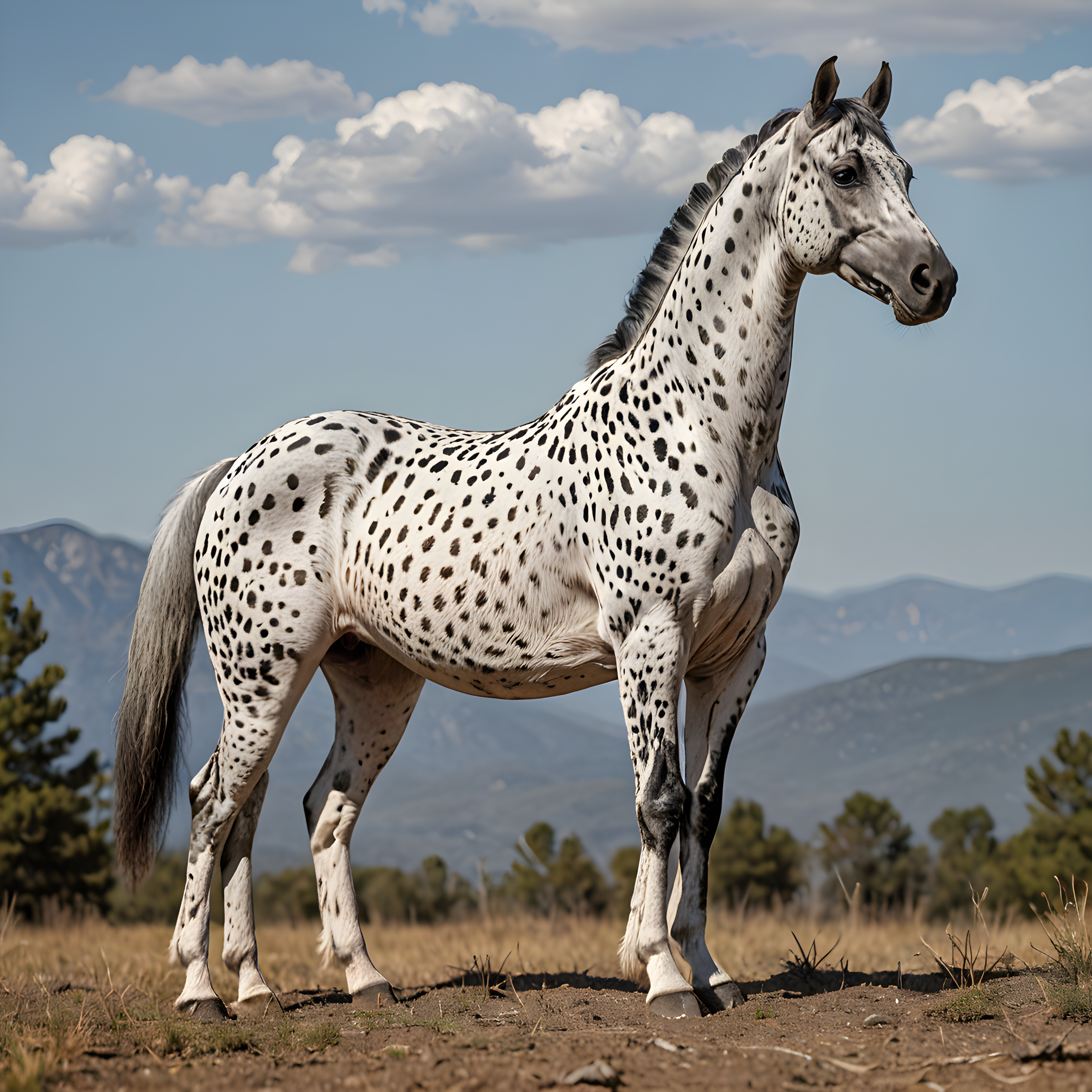 Appaloosa — Line Art (Motivational)