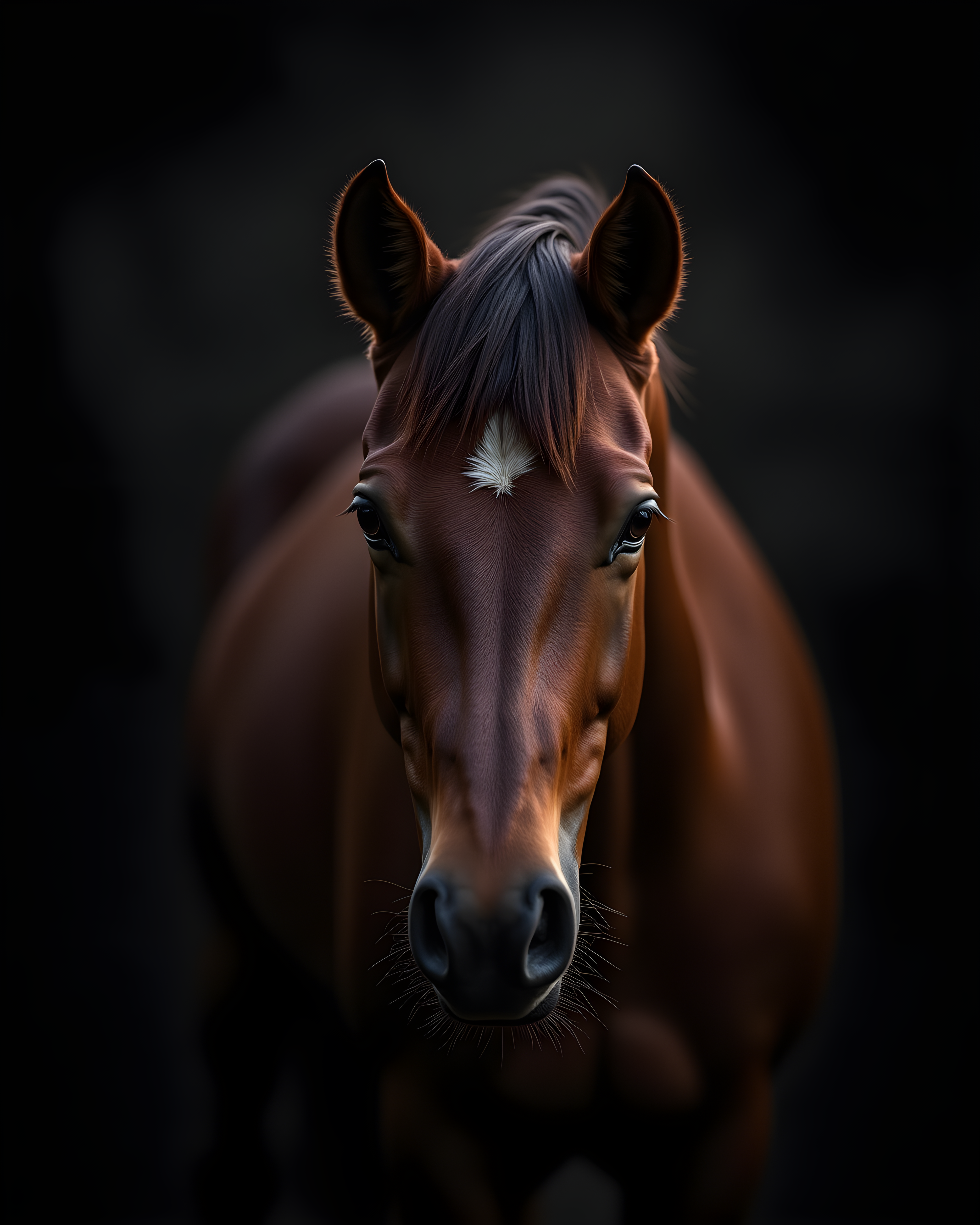 Mustang — Hyper-Realistic (Aesthetic) — Wall Art (Printable) — Portrait 4×5