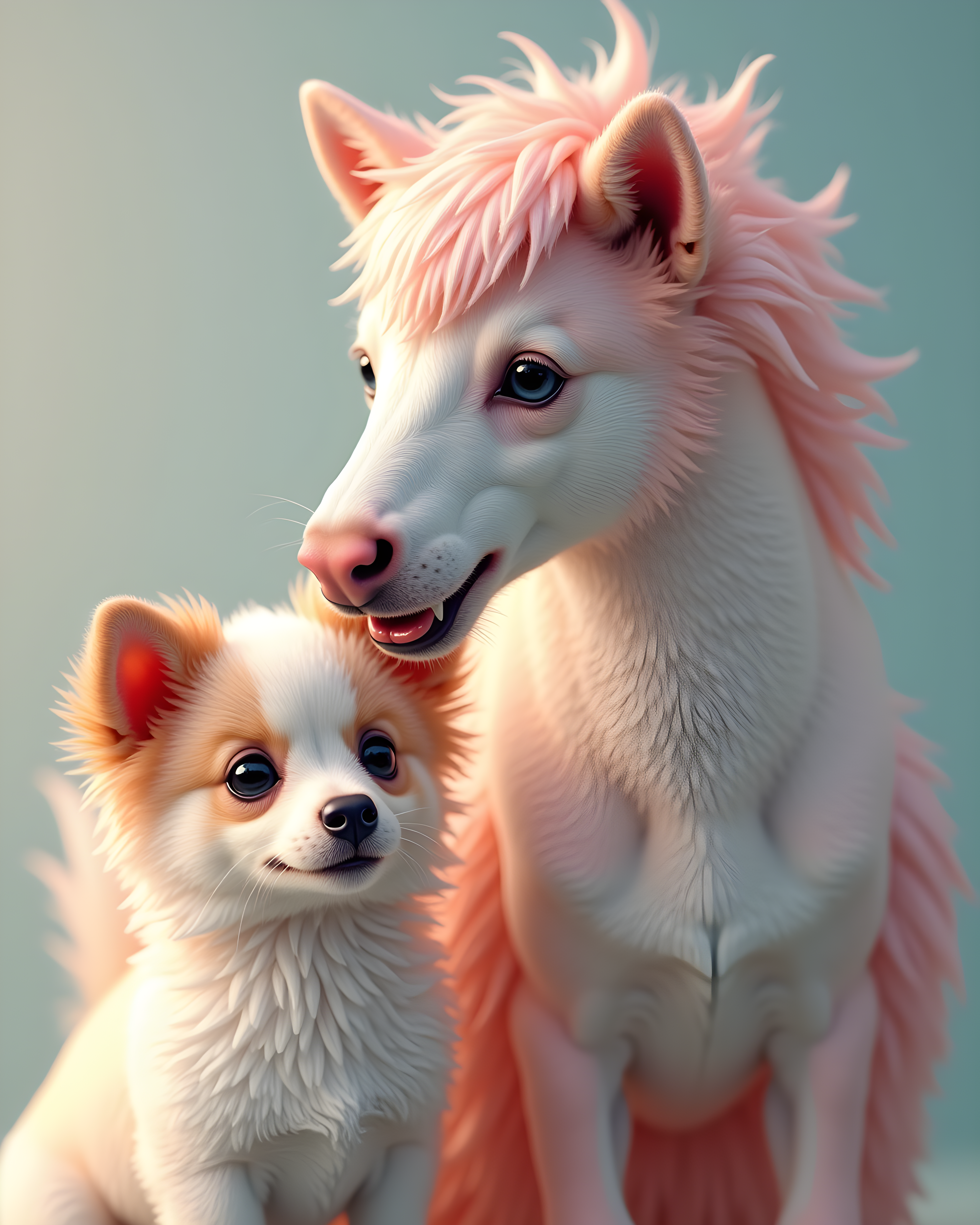 Paint Horse — Hyper-Realistic (Cute) — Wall Art (Printable) — Portrait 4×5