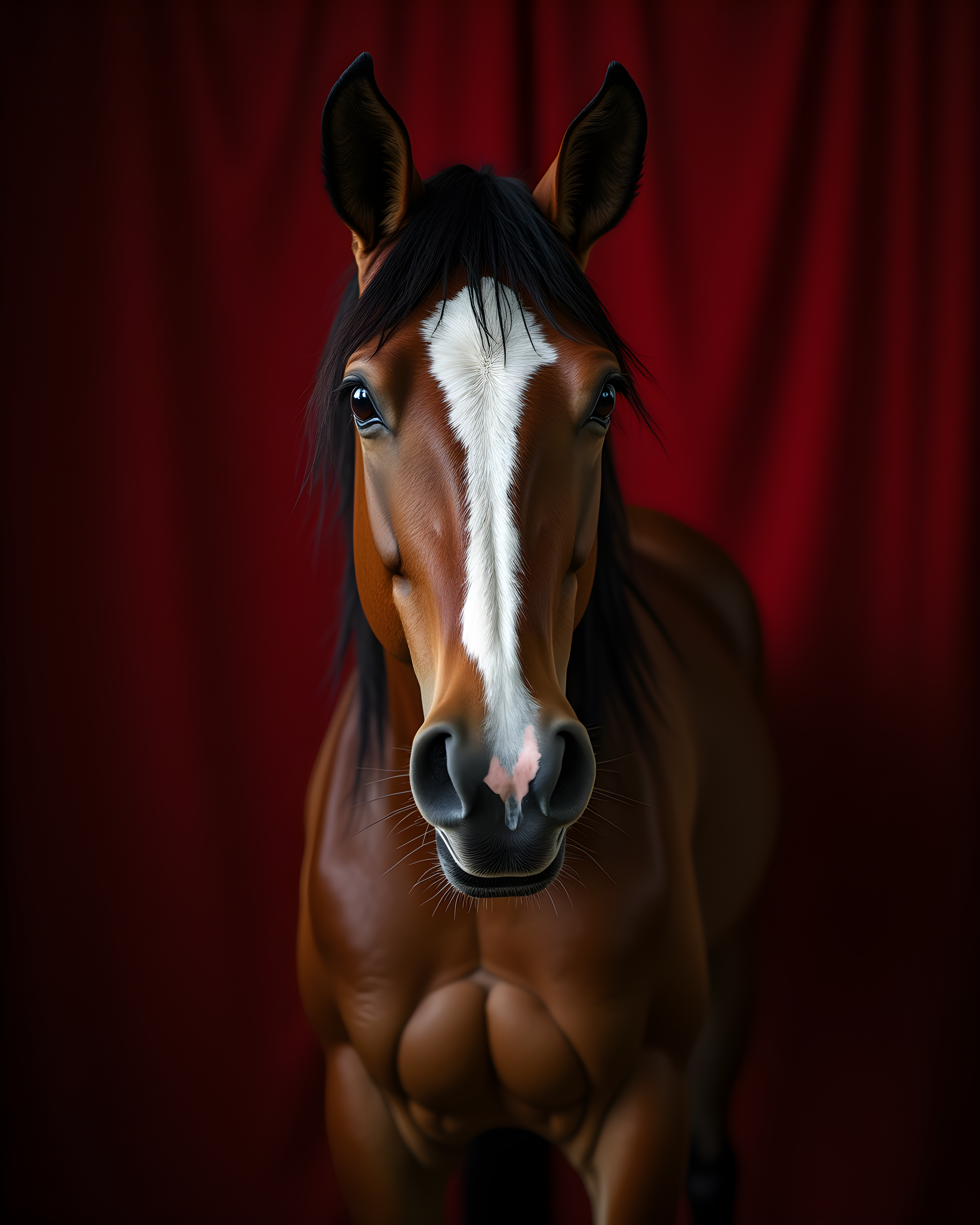 Quarter Horse — Luxury (Funny) — Wall Art (Printable) — Portrait 4×5