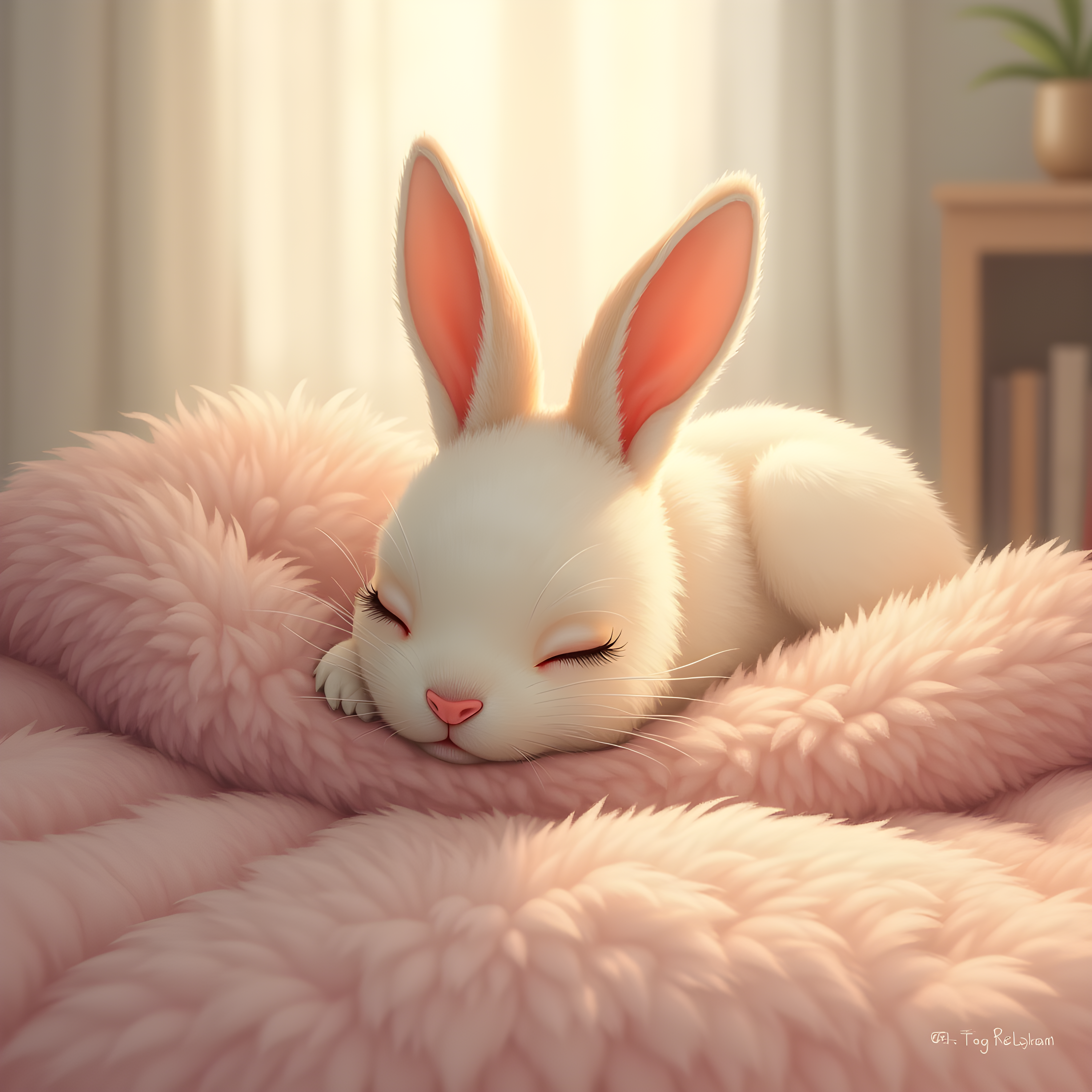 Baby Bunny — Realistic (Sleepy)