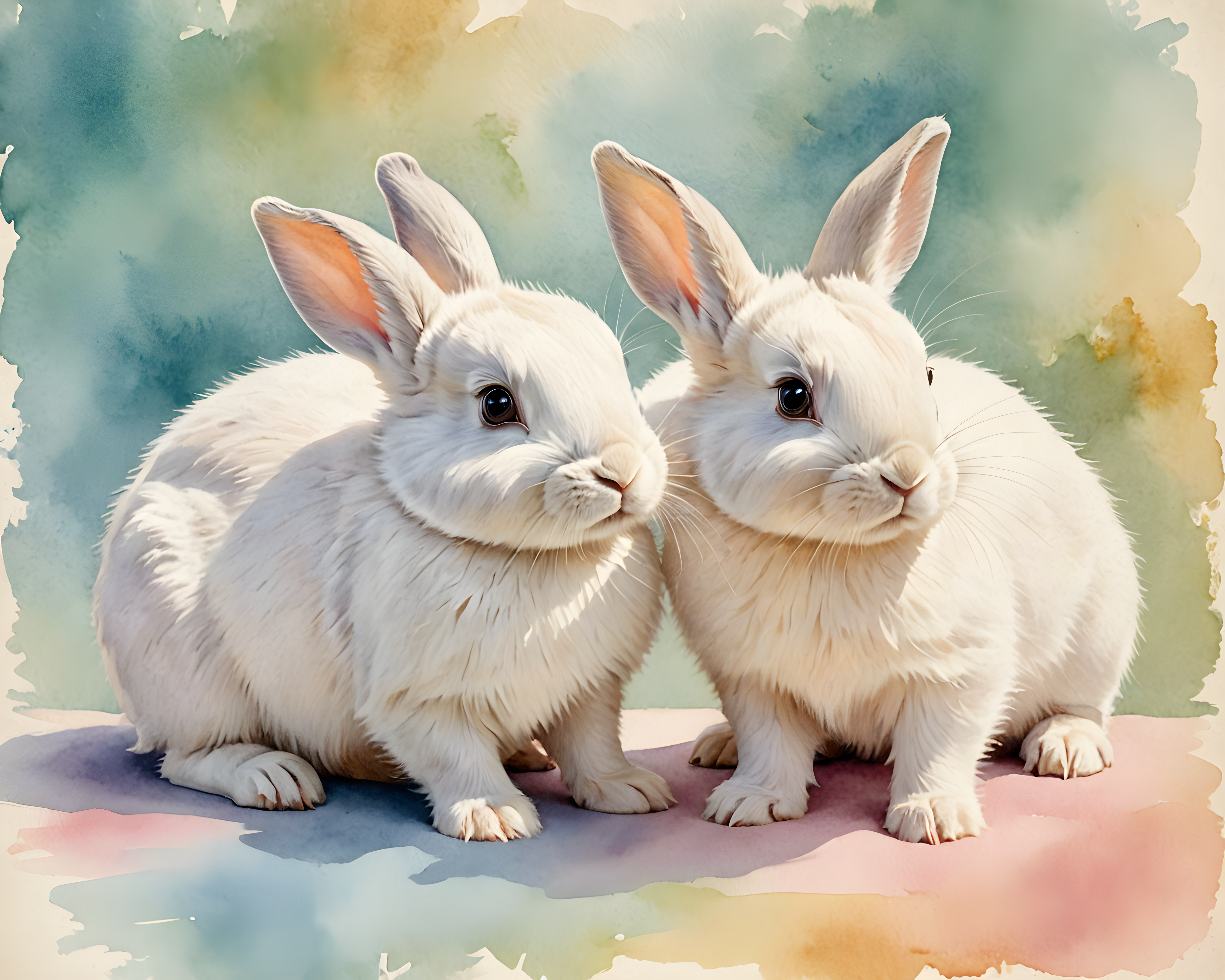 Baby Bunny — Watercolor (Motivational)