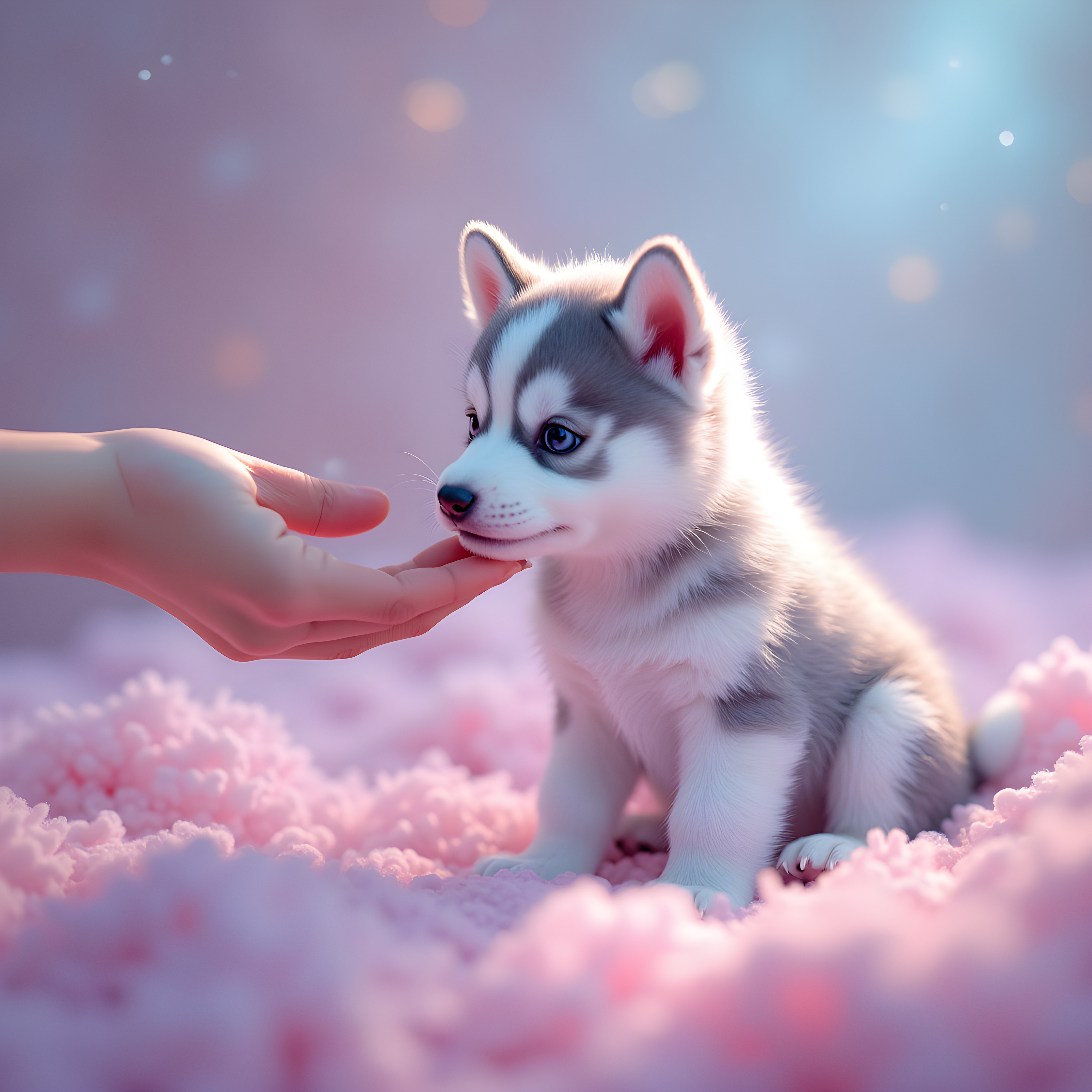 Baby Husky — Hyper-Realistic (Fantasy)