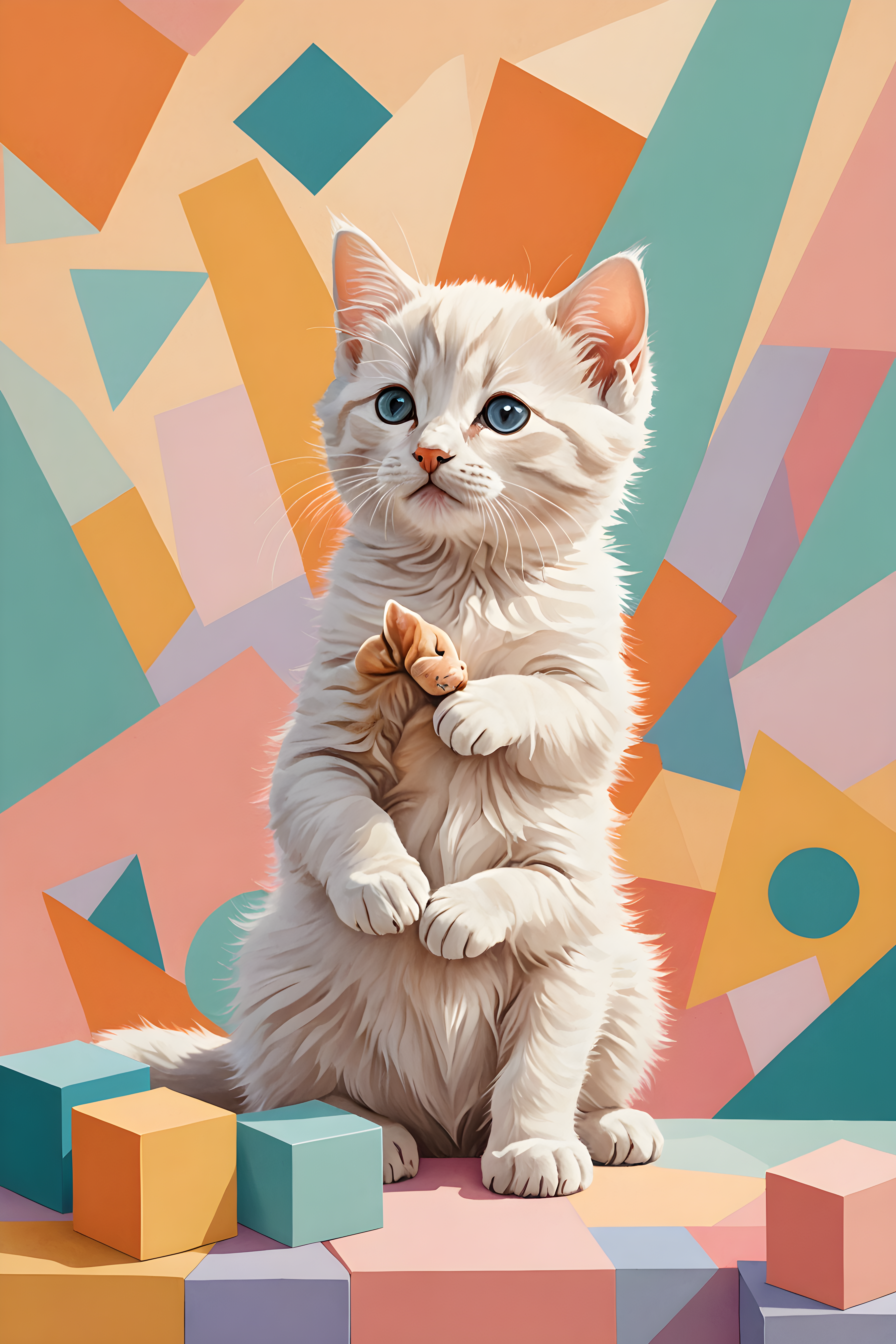 Cute Kitten — Abstract (Fantasy)