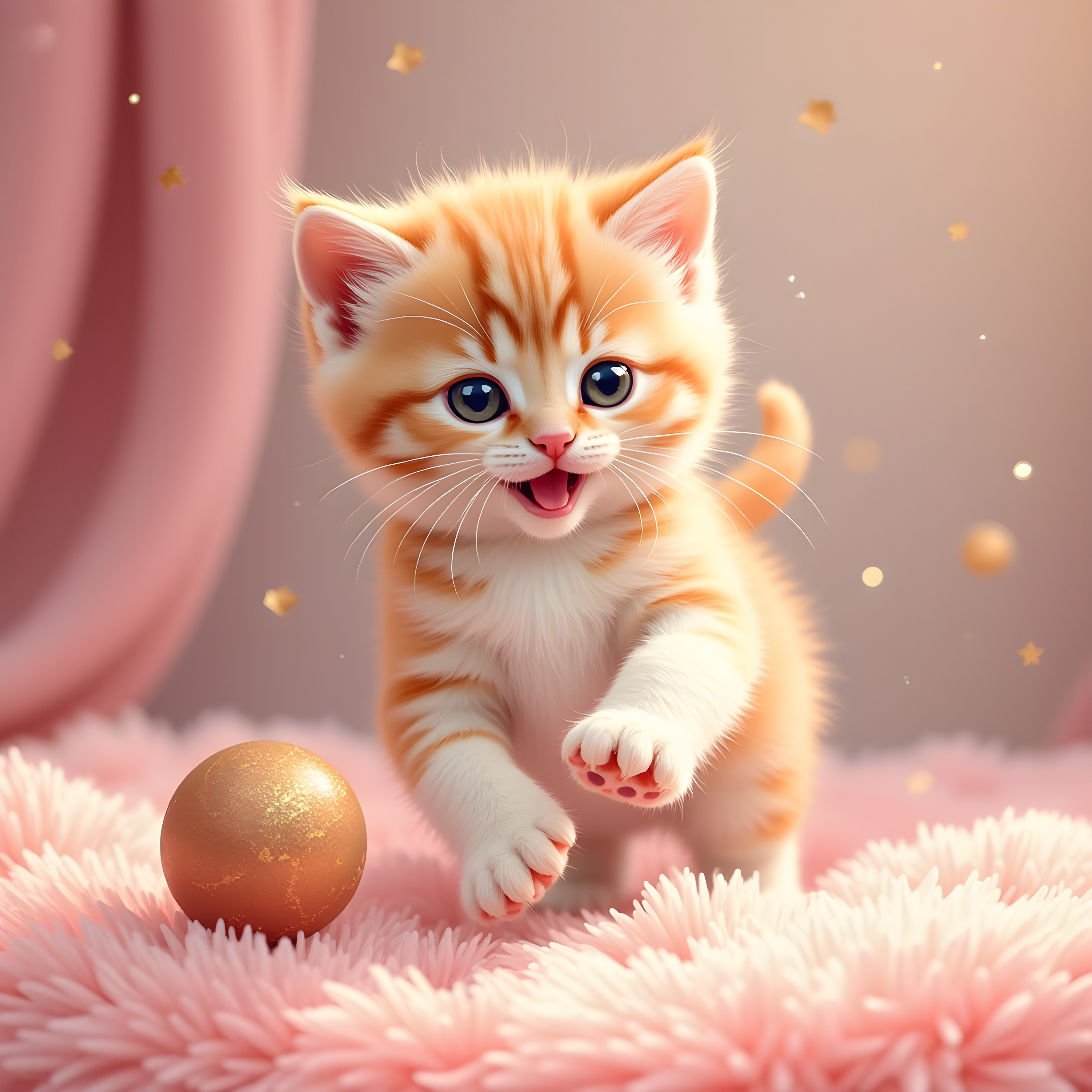 Cute Kitten — Luxury (Playful)
