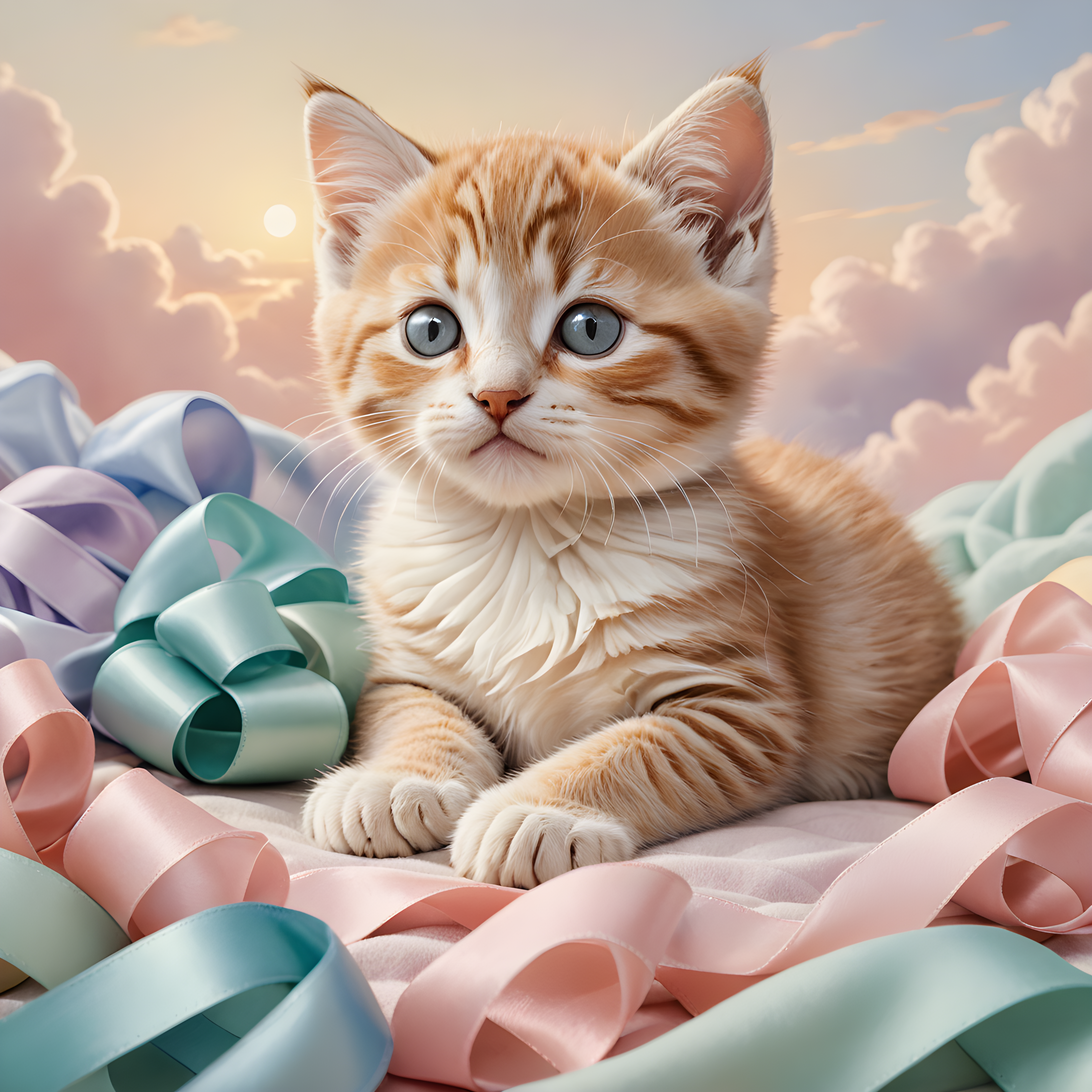 Kitten With Ribbon — Nursery (Emotional)