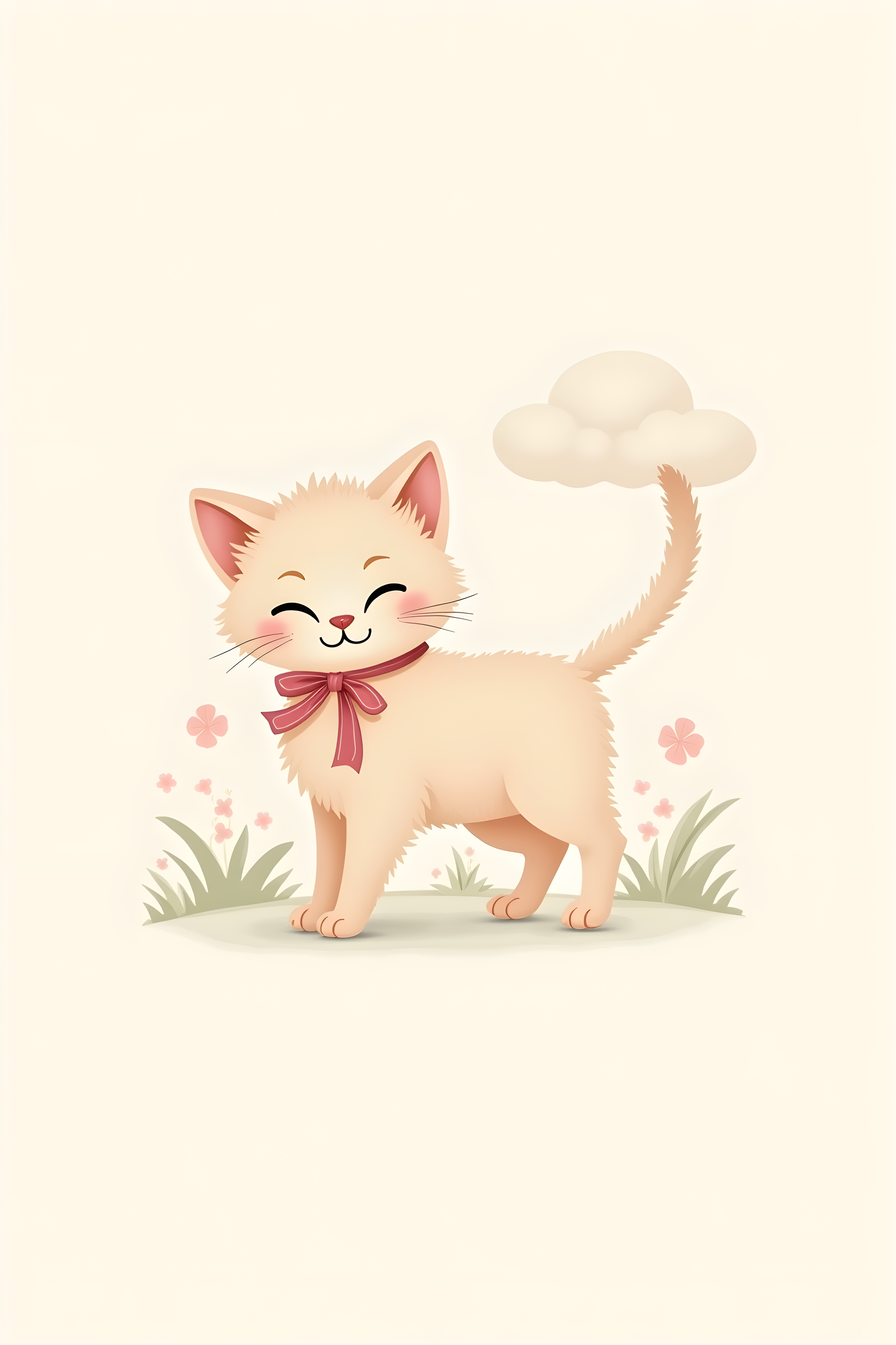 Kitten With Ribbon — Nursery (Savage)