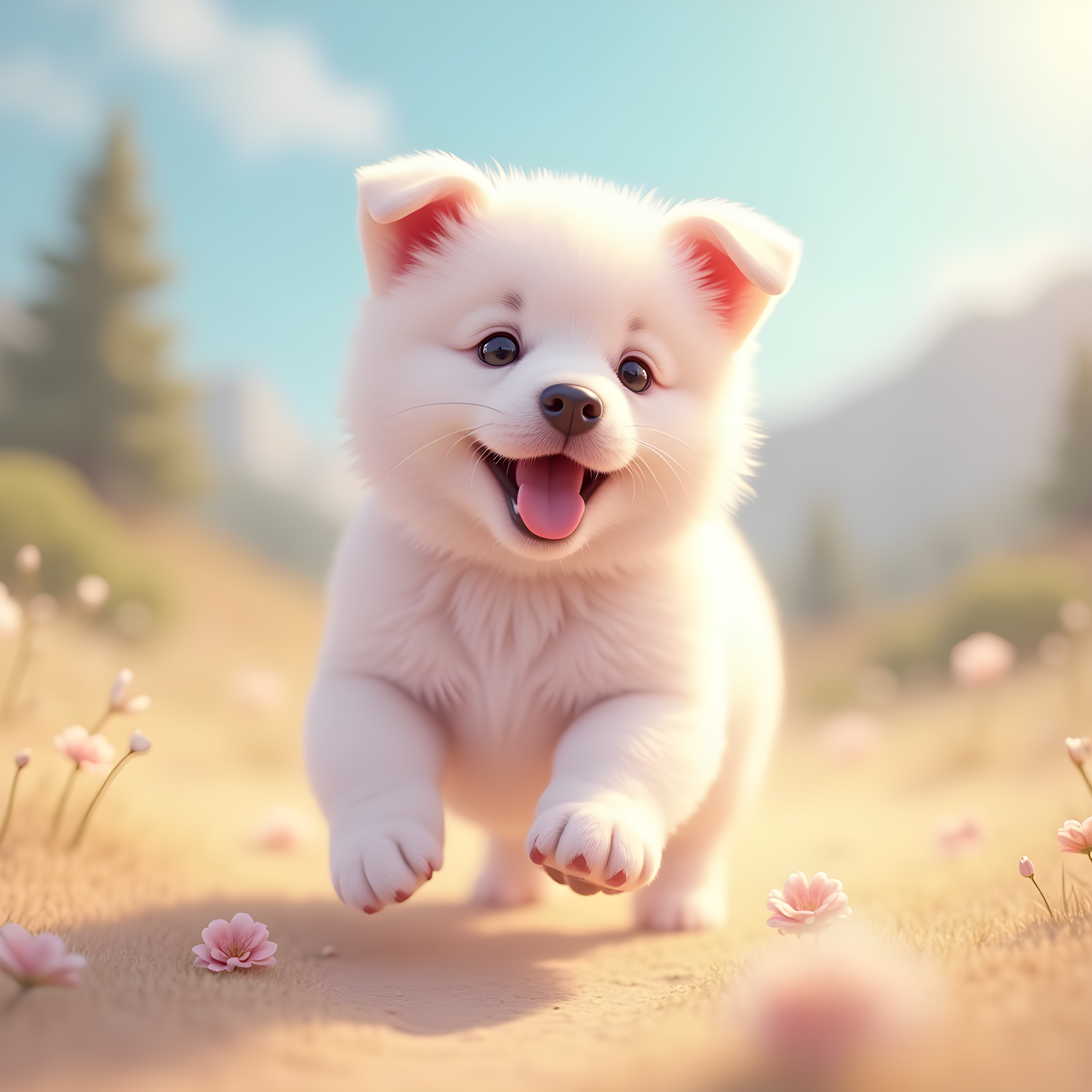 Pastel Puppy — Hyper-Realistic (Energetic)