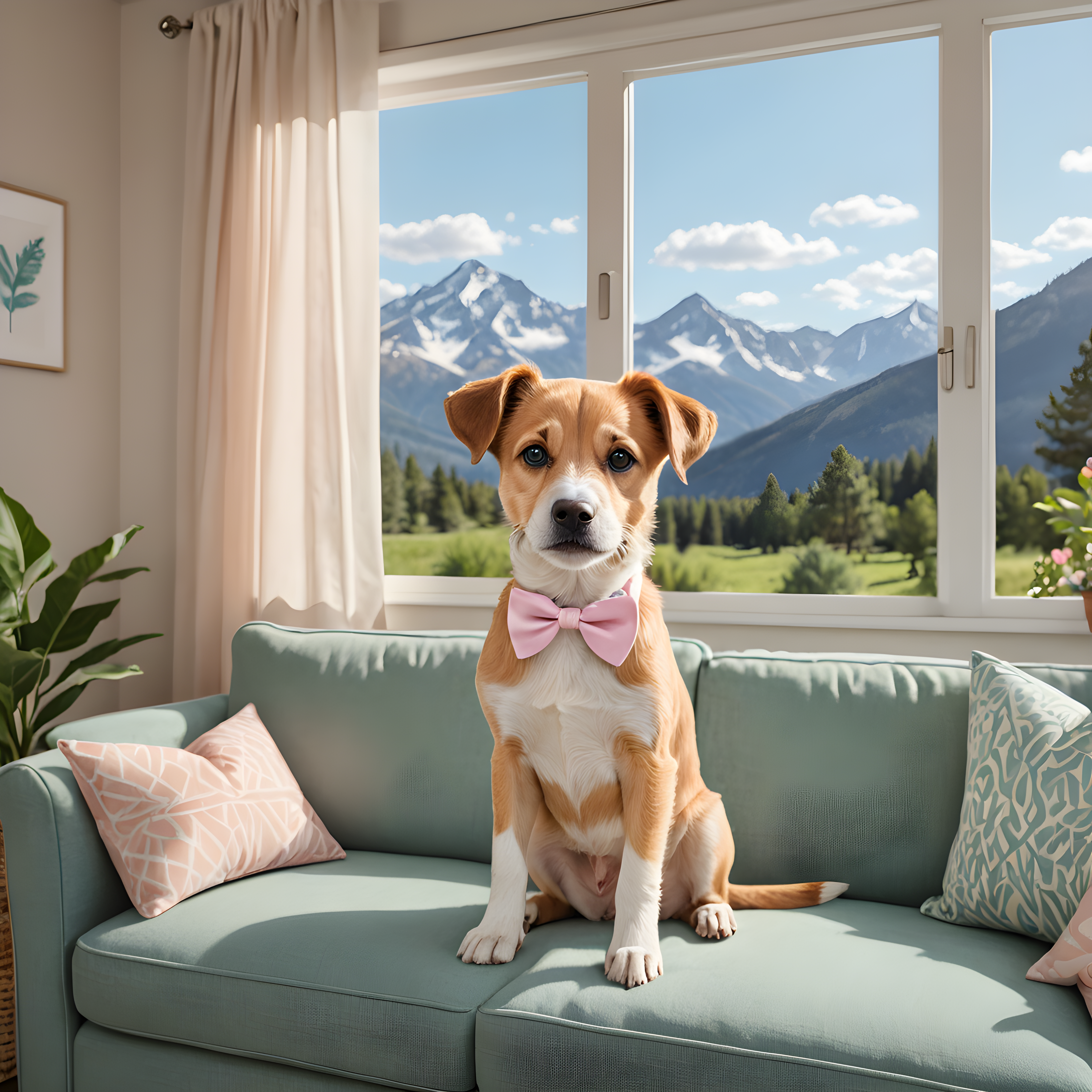 Pup With Bowtie — Funny (Lifestyle)