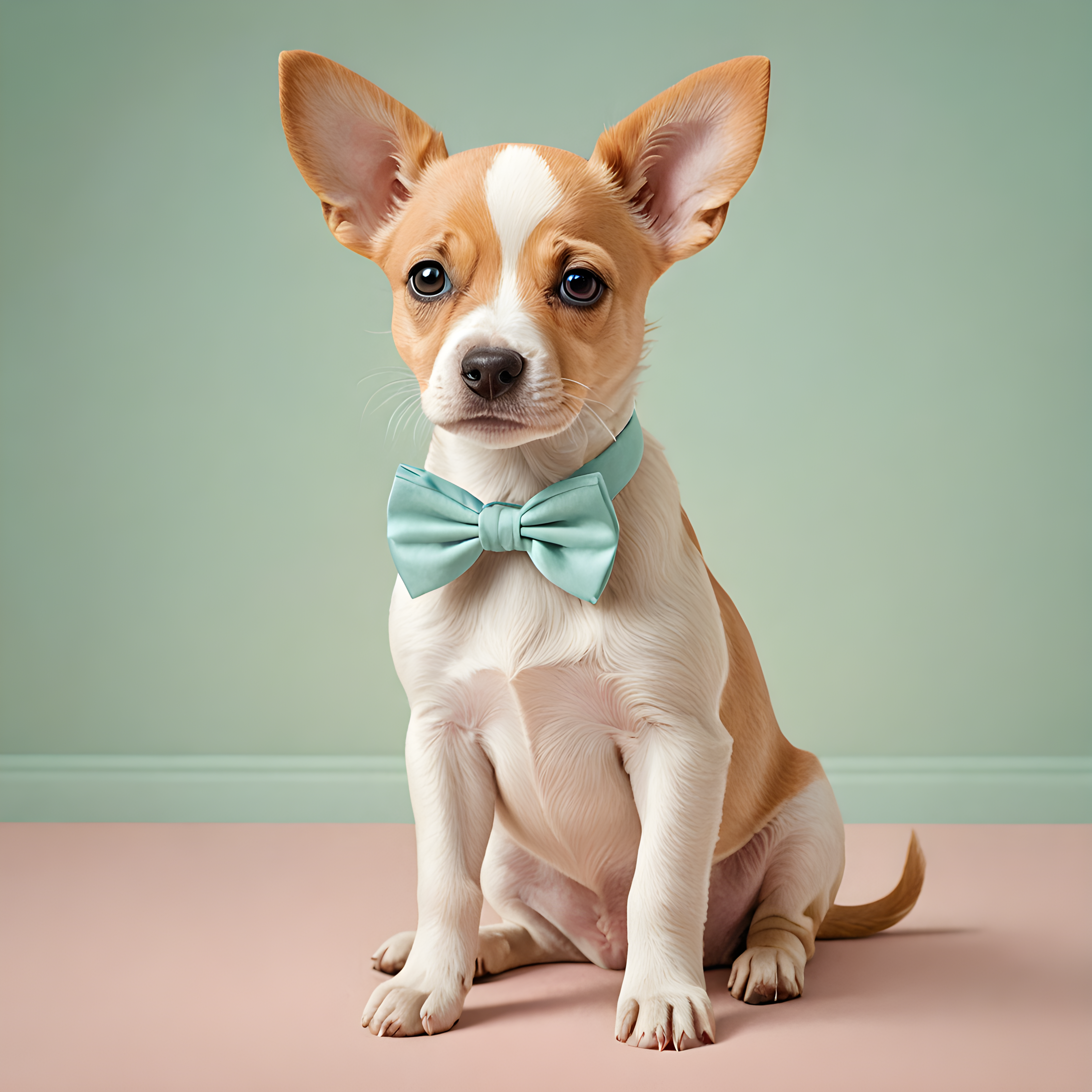 Pup With Bowtie — Line Art (Fantasy)