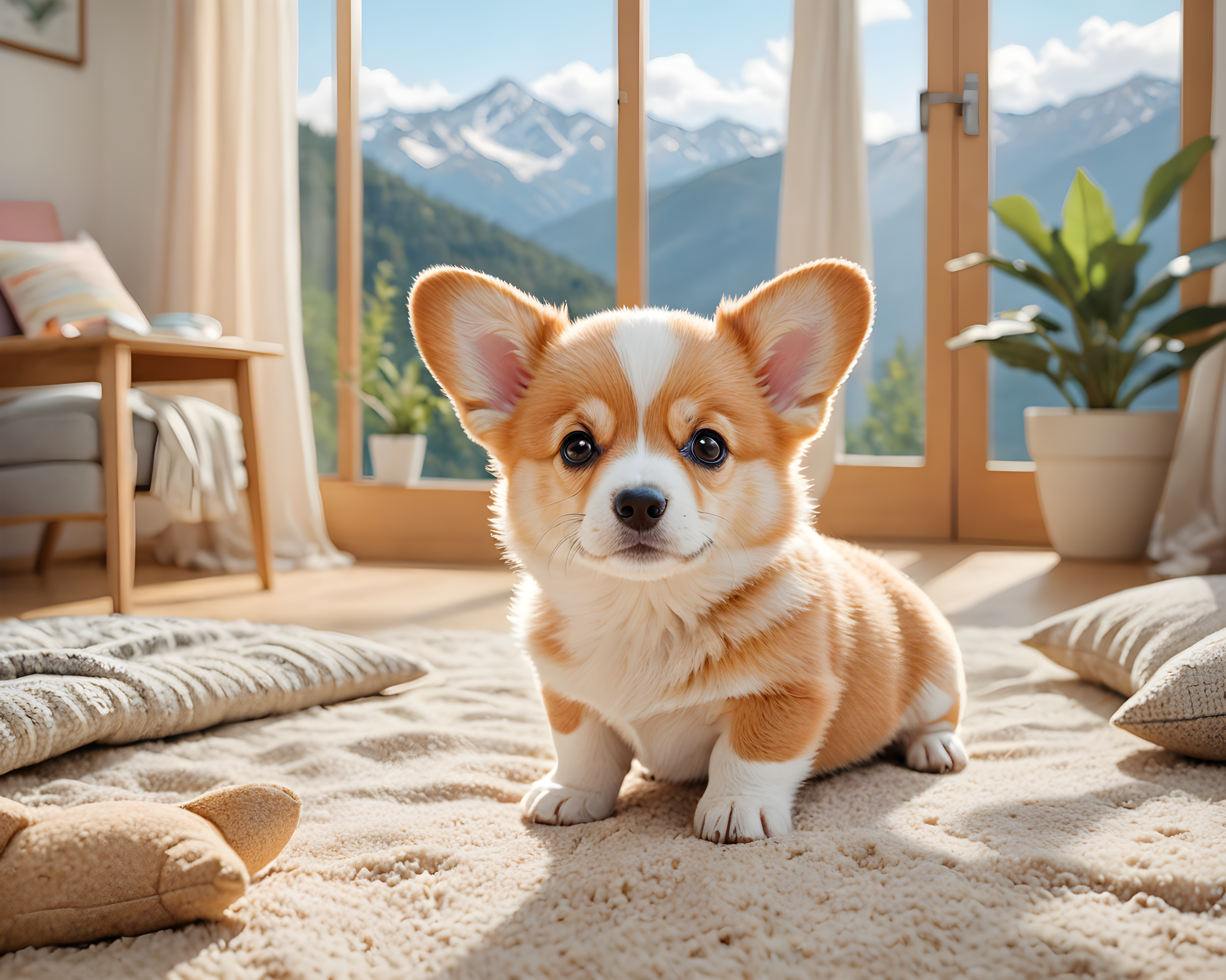 Tiny Corgi Pup — Funny (Cute)