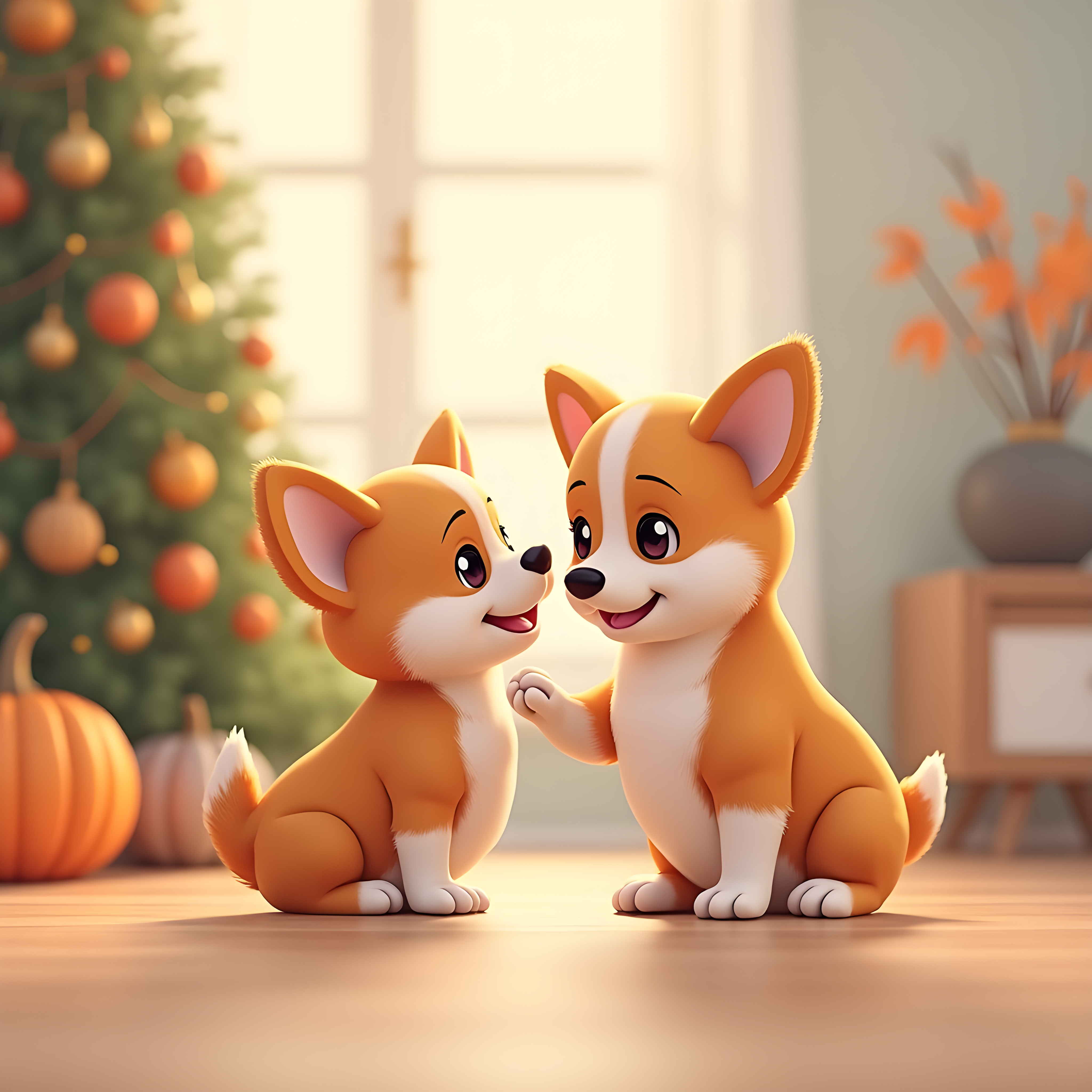 Tiny Corgi Pup — Hyper-Realistic (Seasonal)