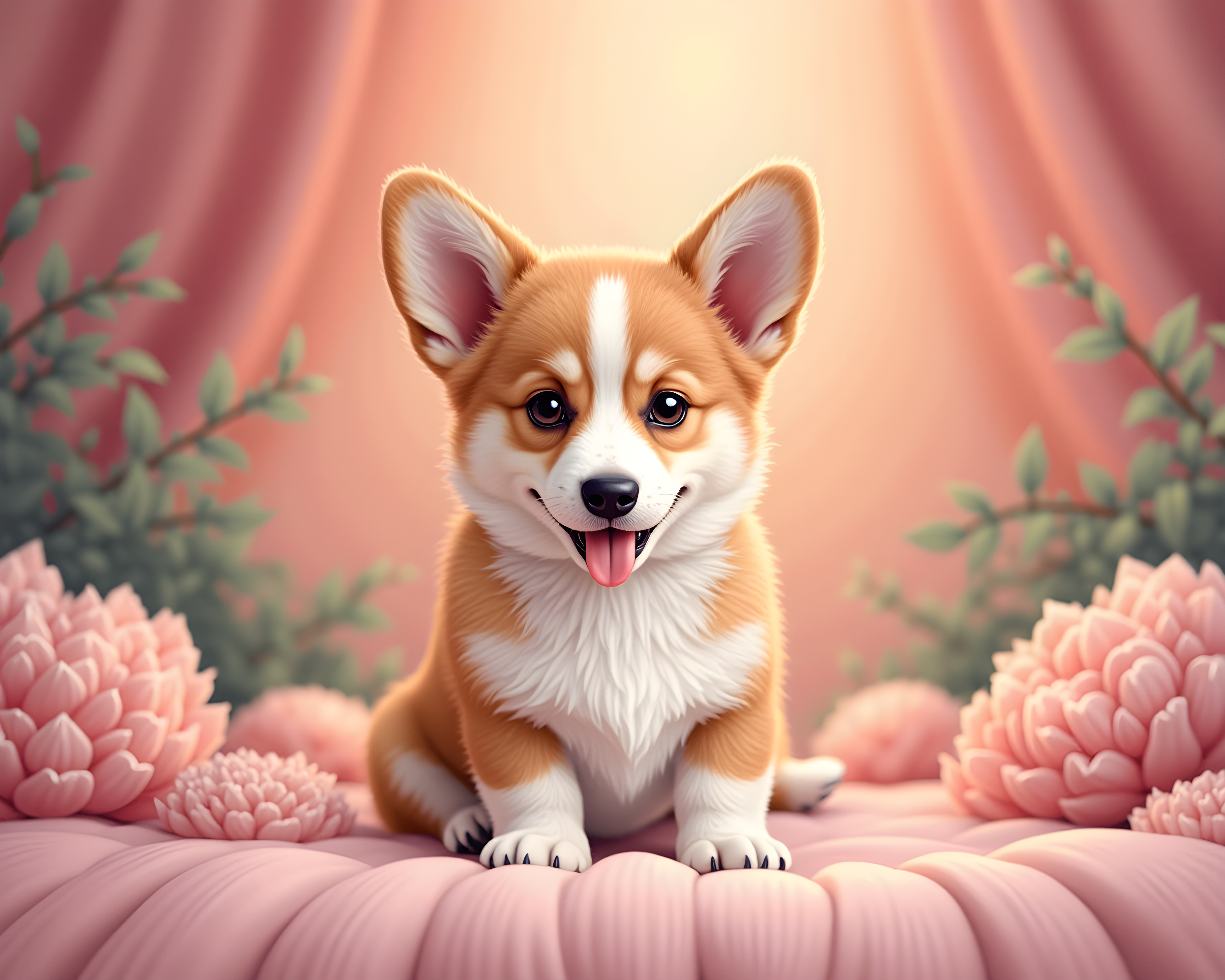 Tiny Corgi Pup — Luxury (Motivational)