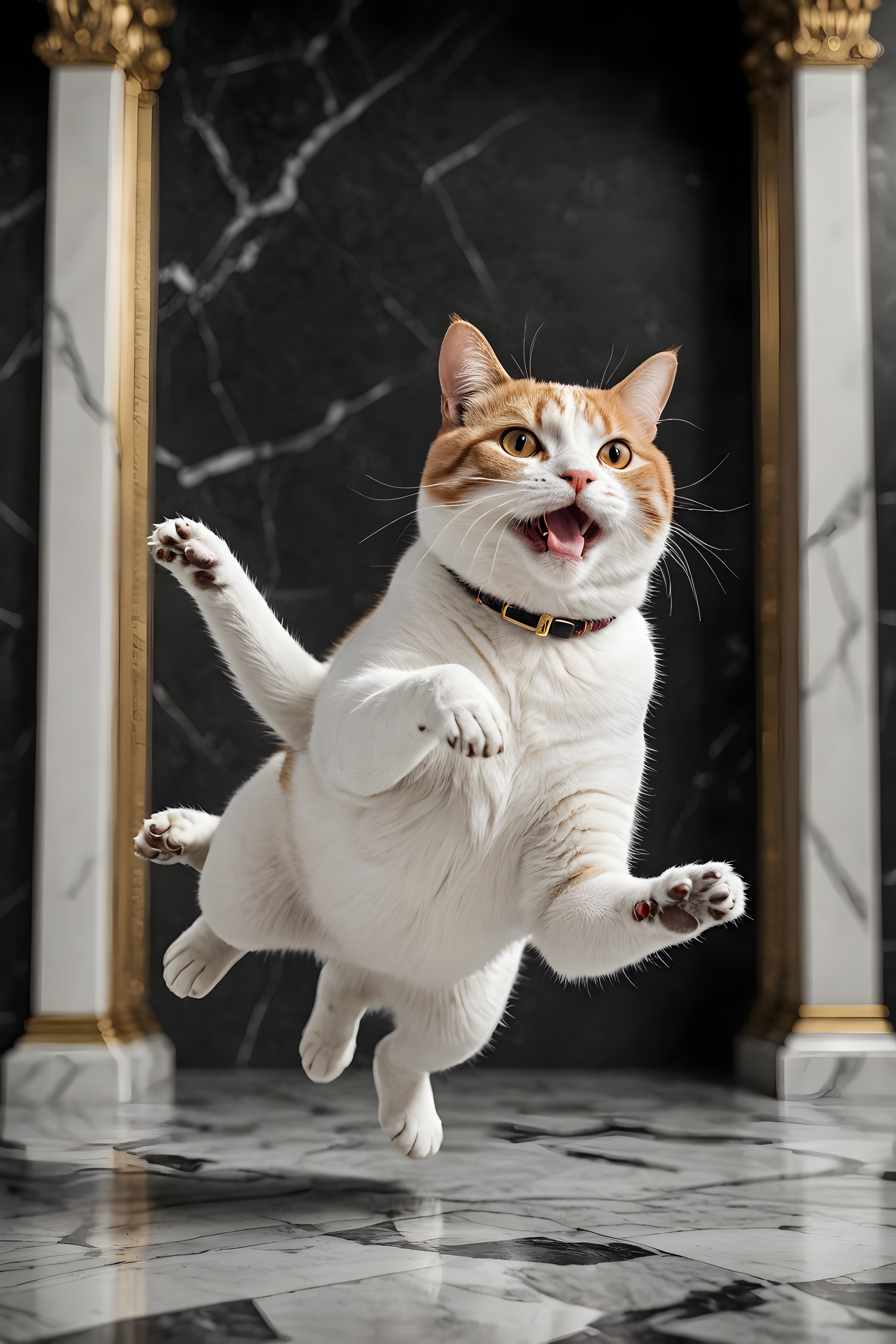 Bongo Cat — Black & White (Luxury)