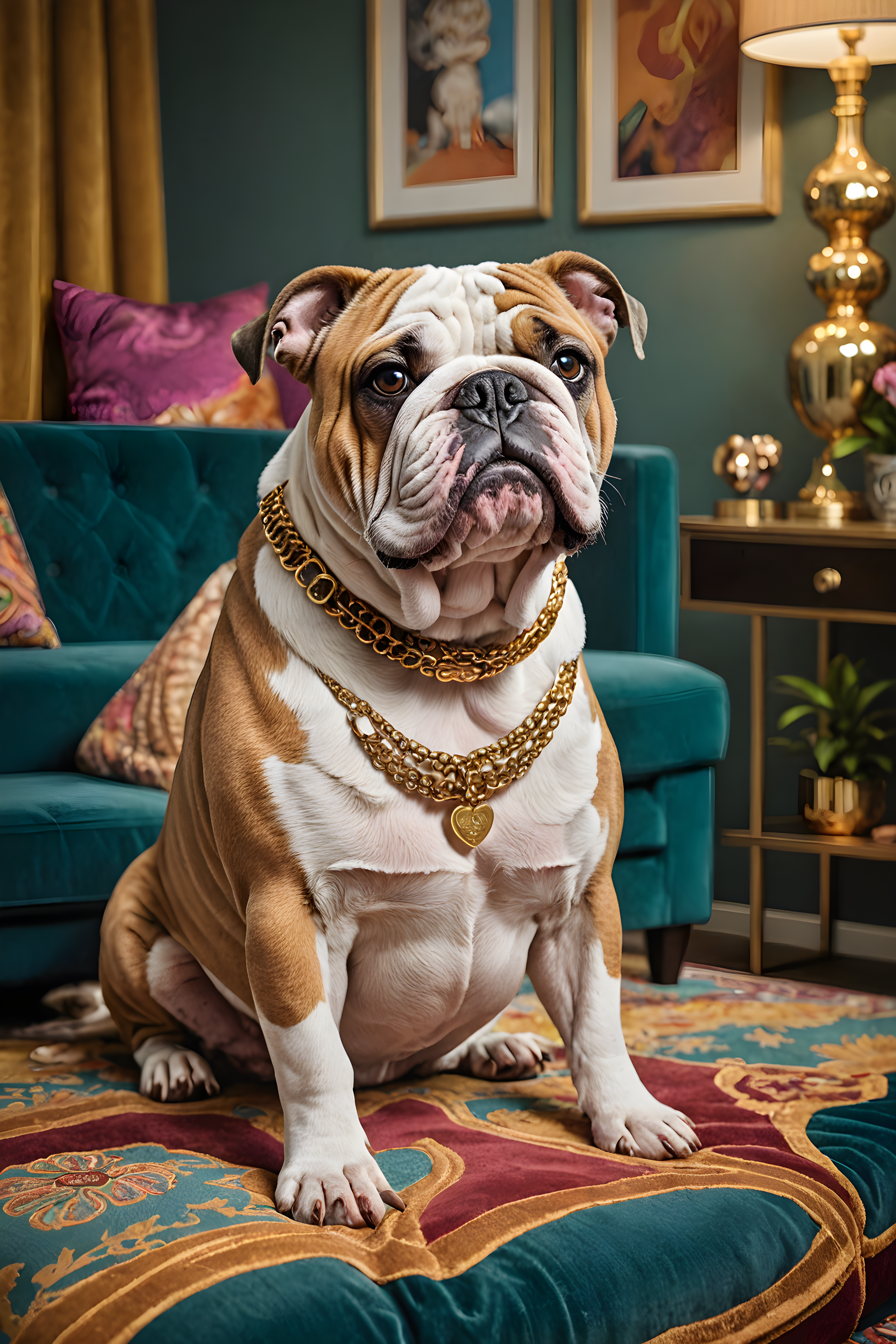 Cheems Bulldog — Retro (Luxury)