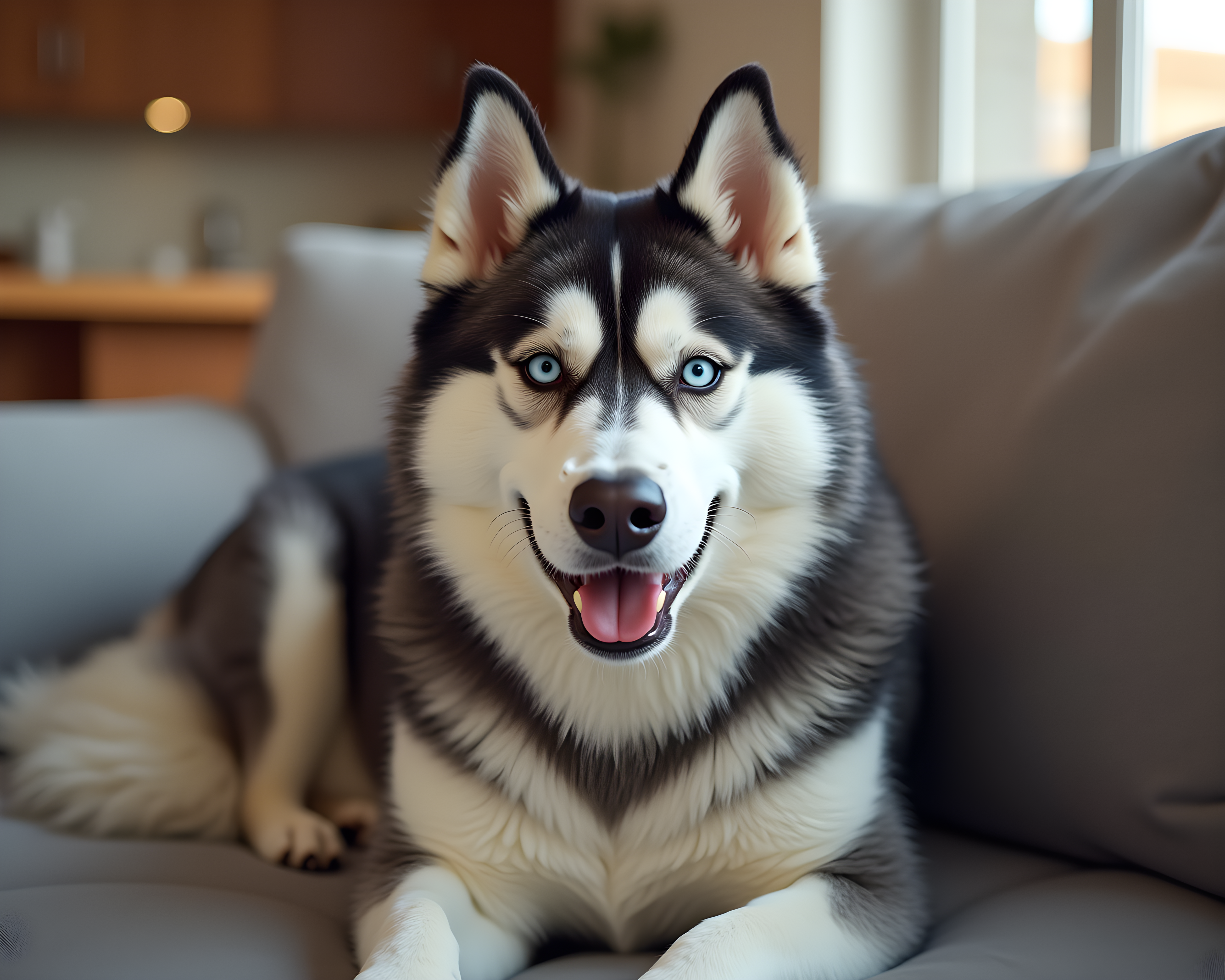 Derpy Husky — Hyper-Realistic (Lifestyle)