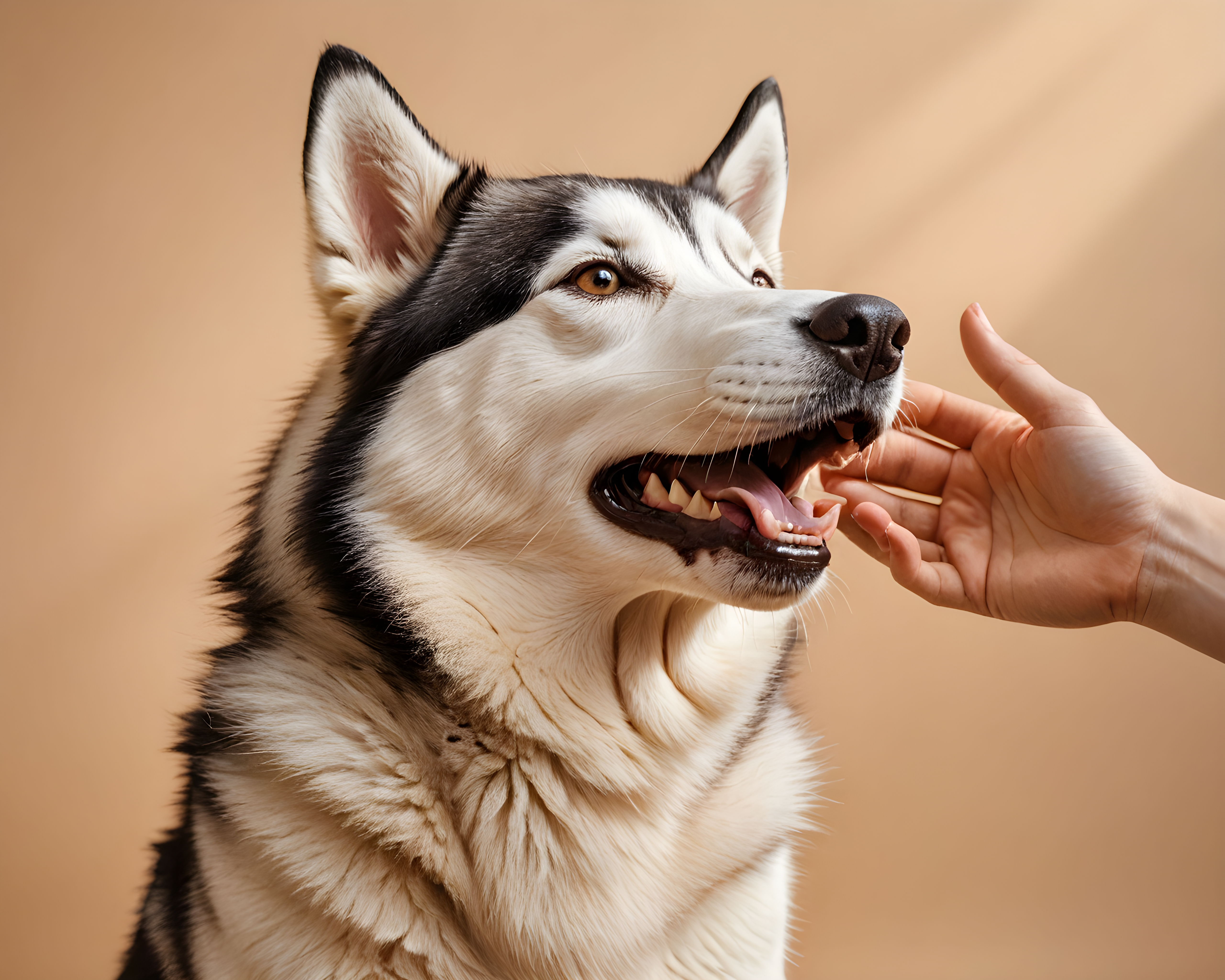 Derpy Husky — Modern Aesthetic (Happy)