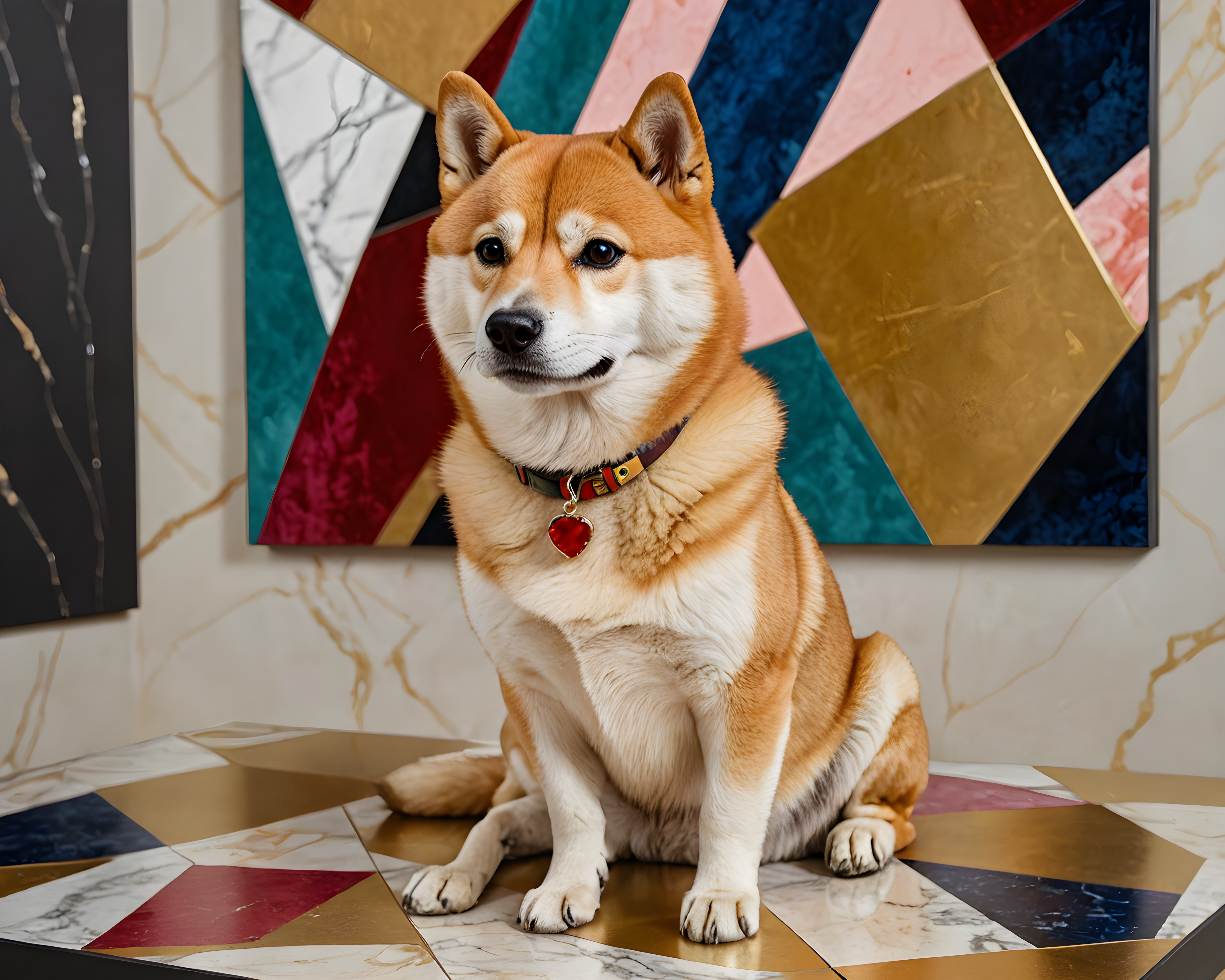 Doge Shiba — Abstract (Luxury)