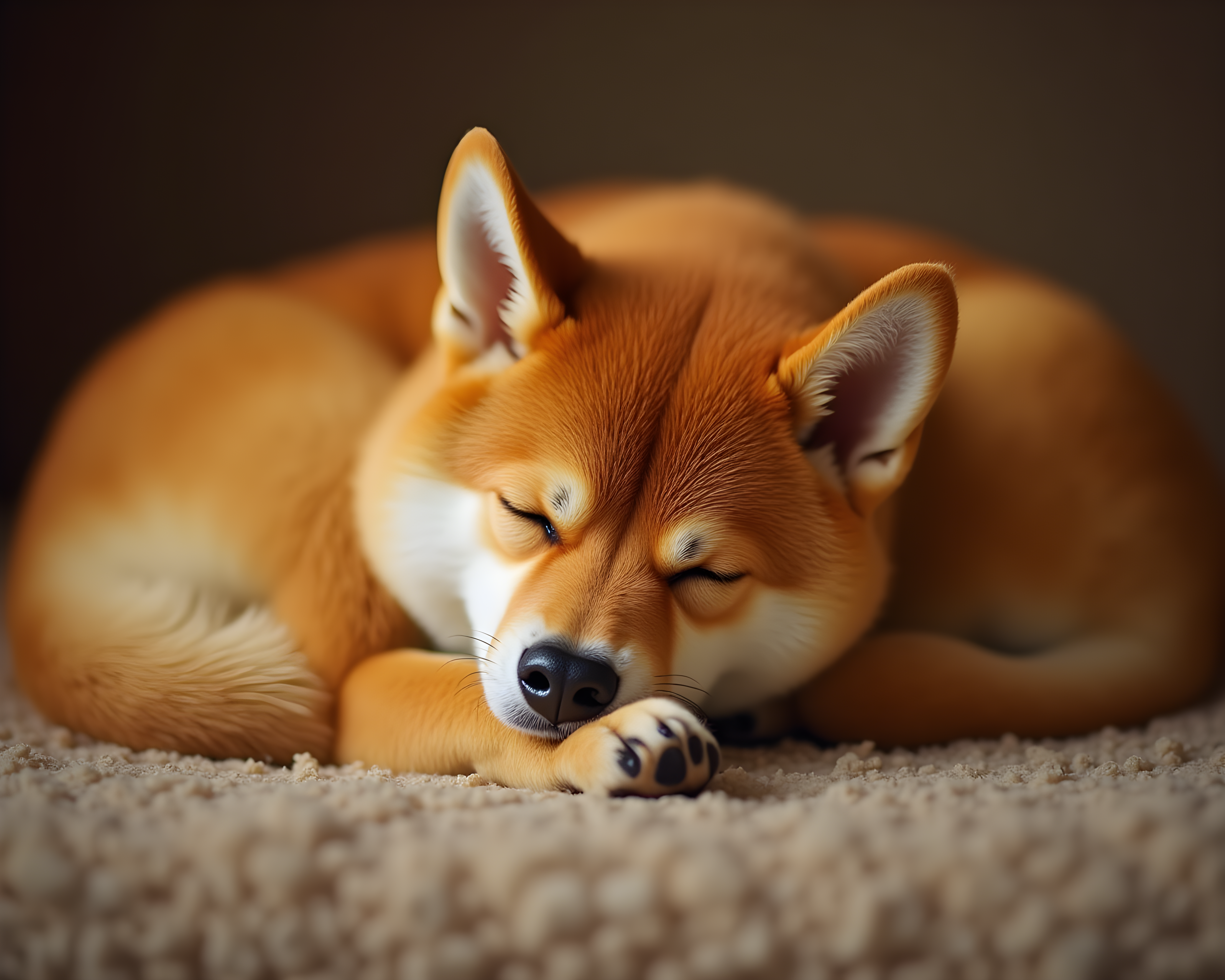 Doge Shiba — Realistic (Sleepy)