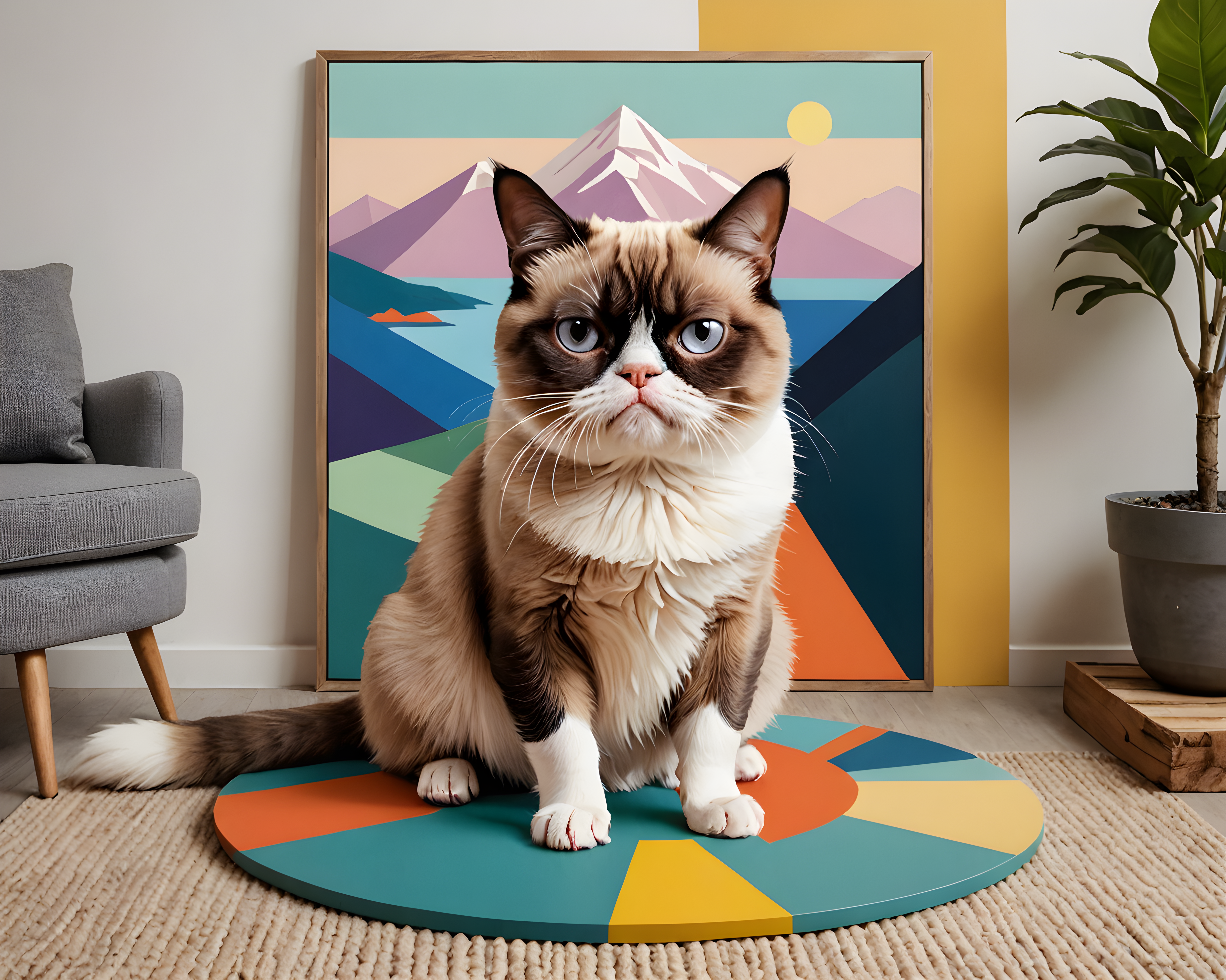 Grumpy Cat — Abstract (Aesthetic)