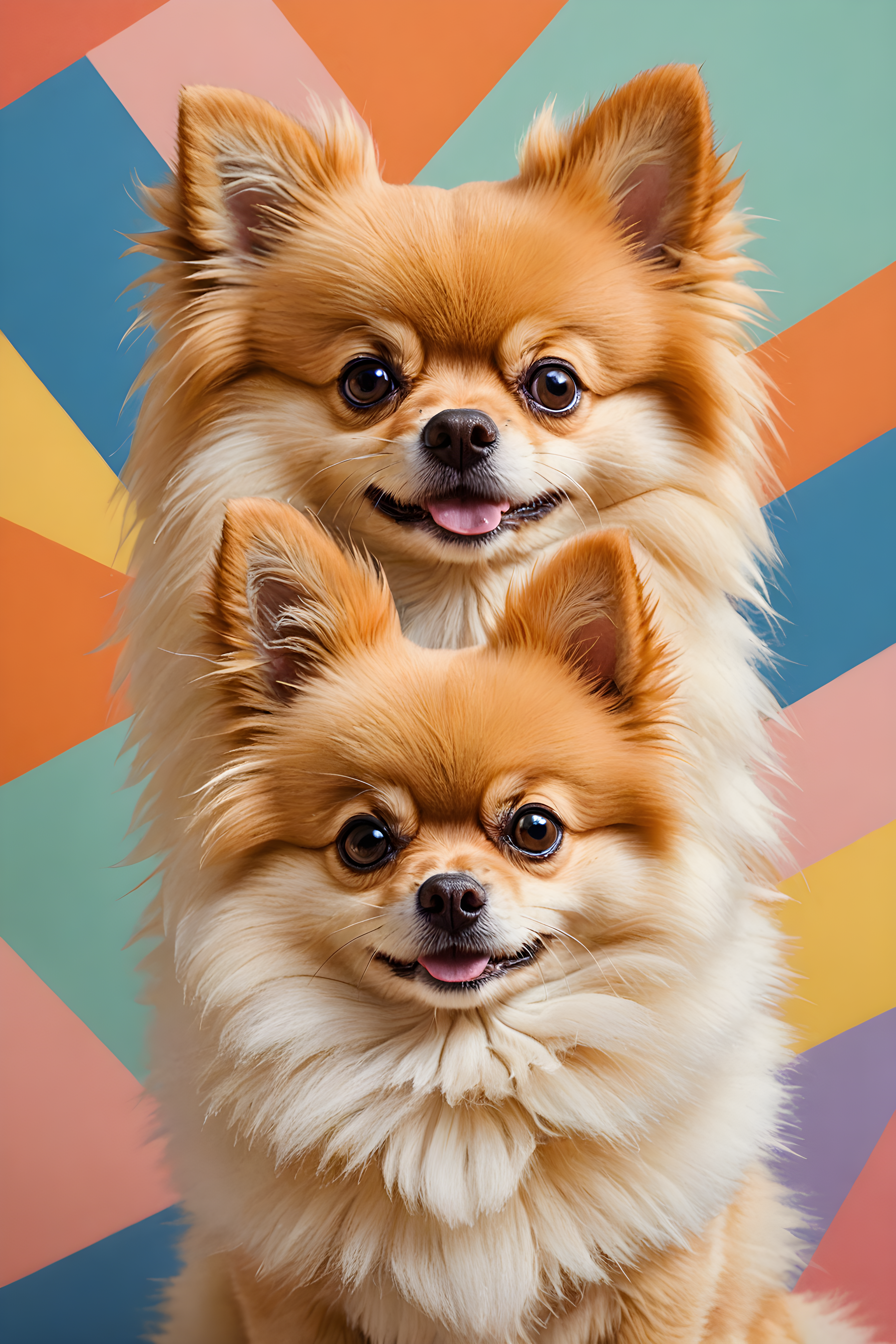 Judgmental Pomeranian — Abstract (Cute)