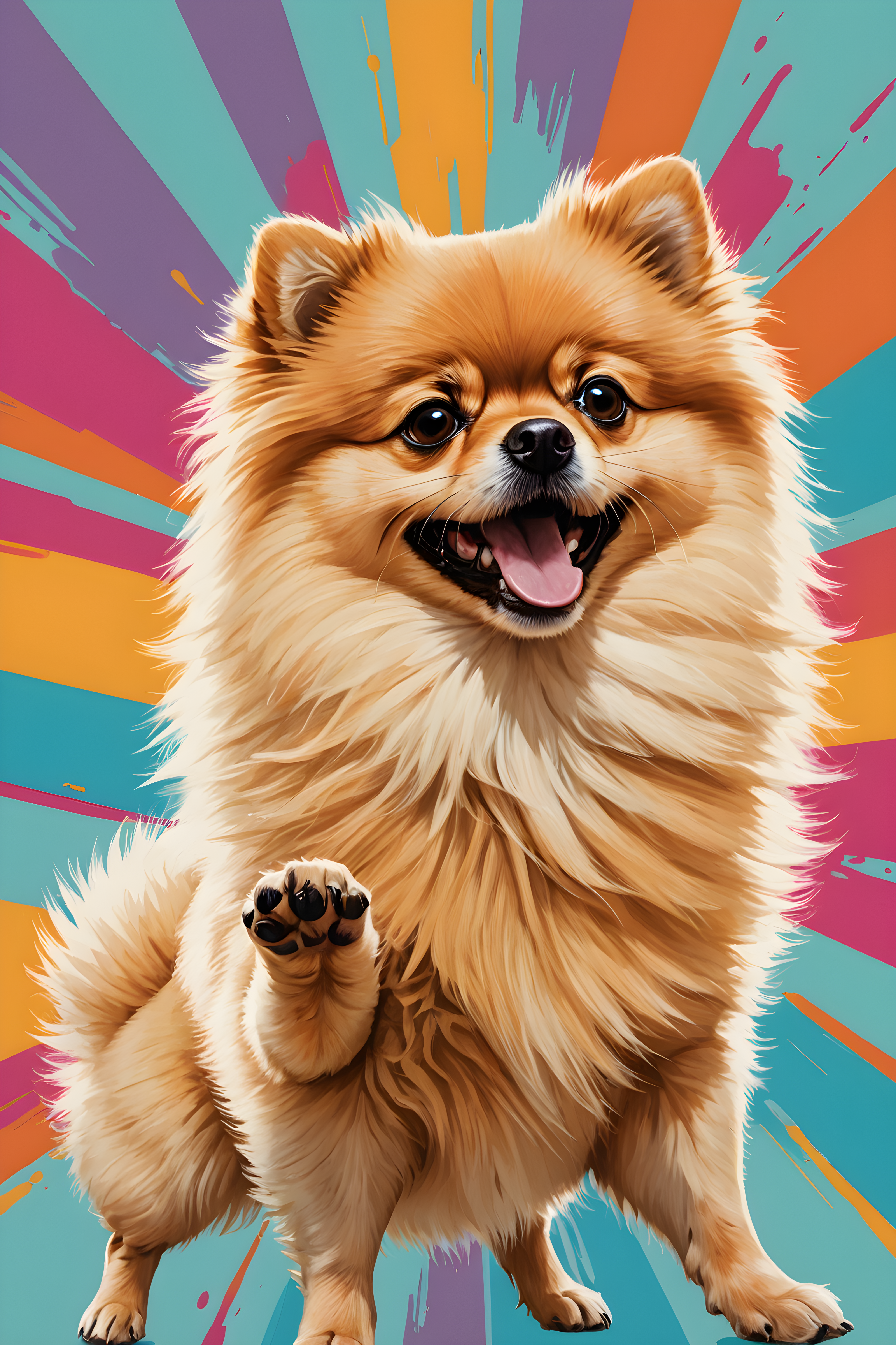 Judgmental Pomeranian — Funny (Energetic)