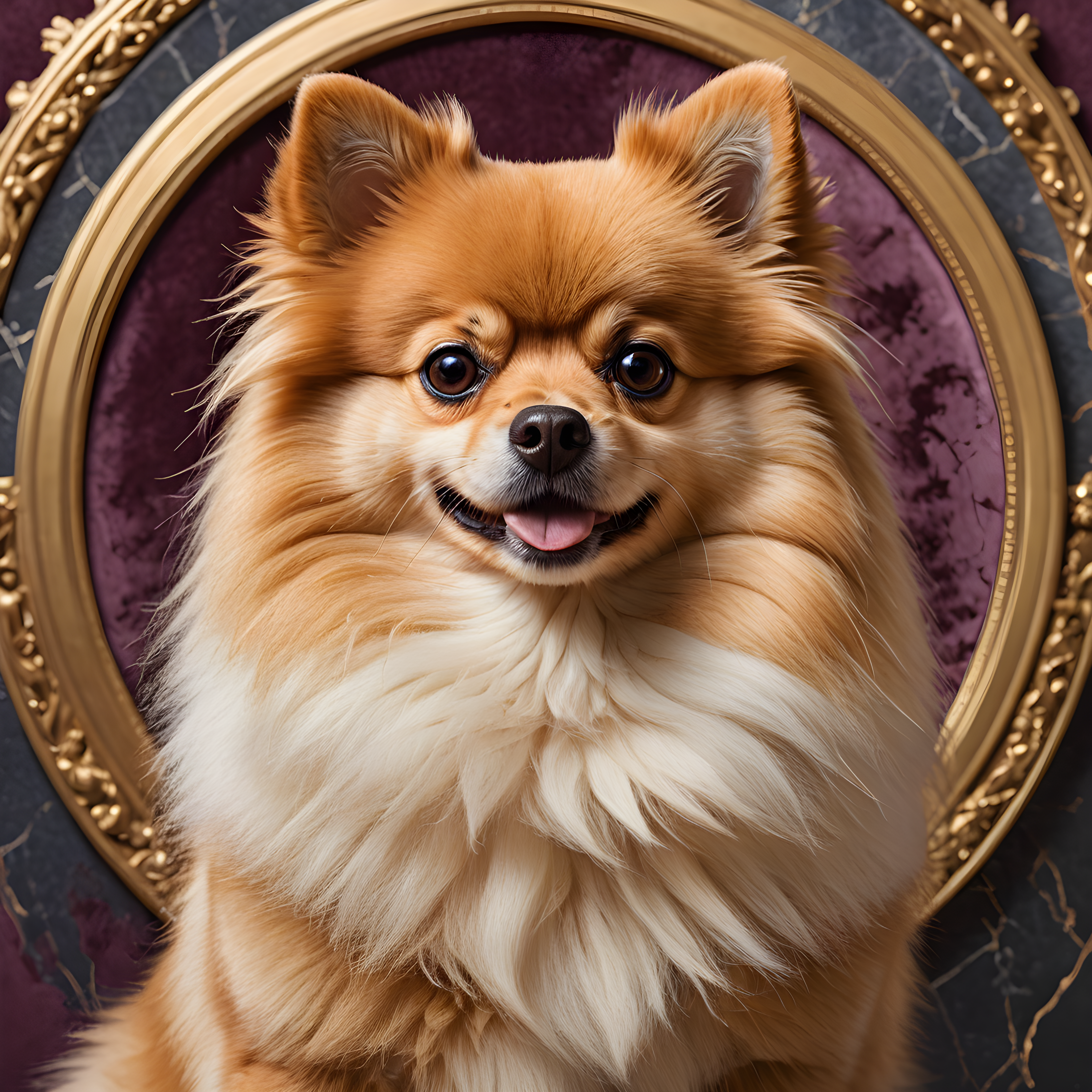 Judgmental Pomeranian — Line Art (Luxury)