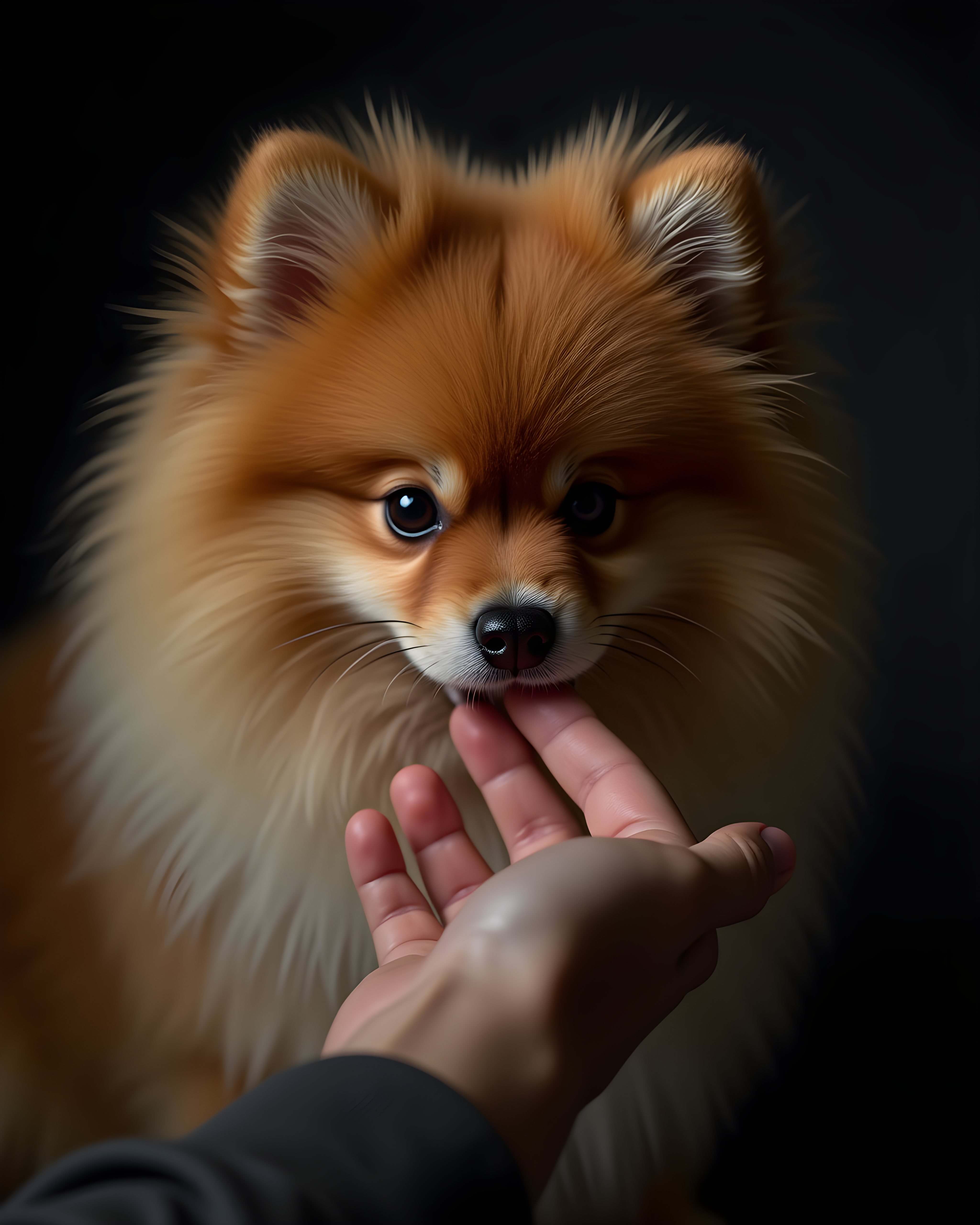 Judgmental Pomeranian — Realistic (Aesthetic)