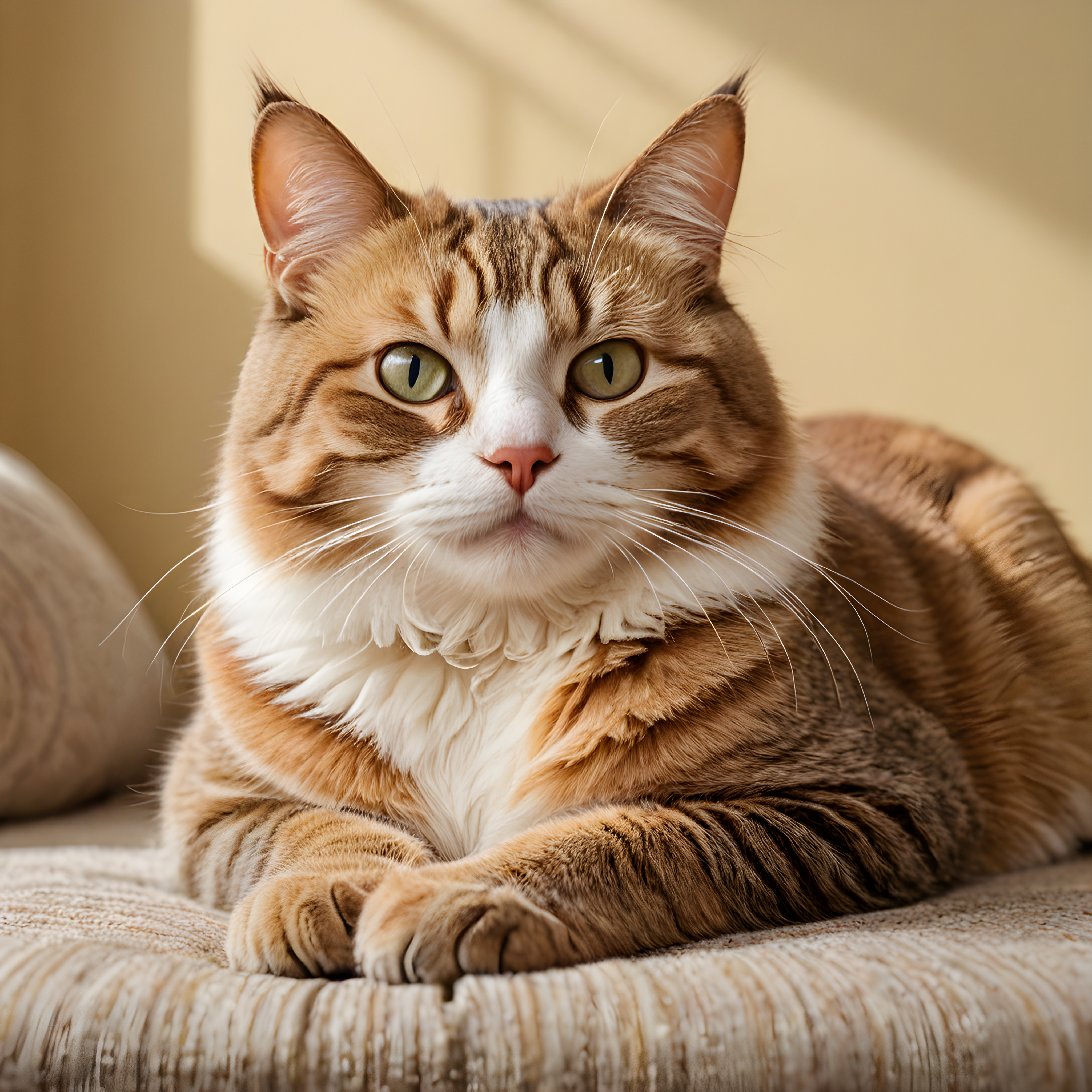 Loaf Cat — Retro (Sleepy)