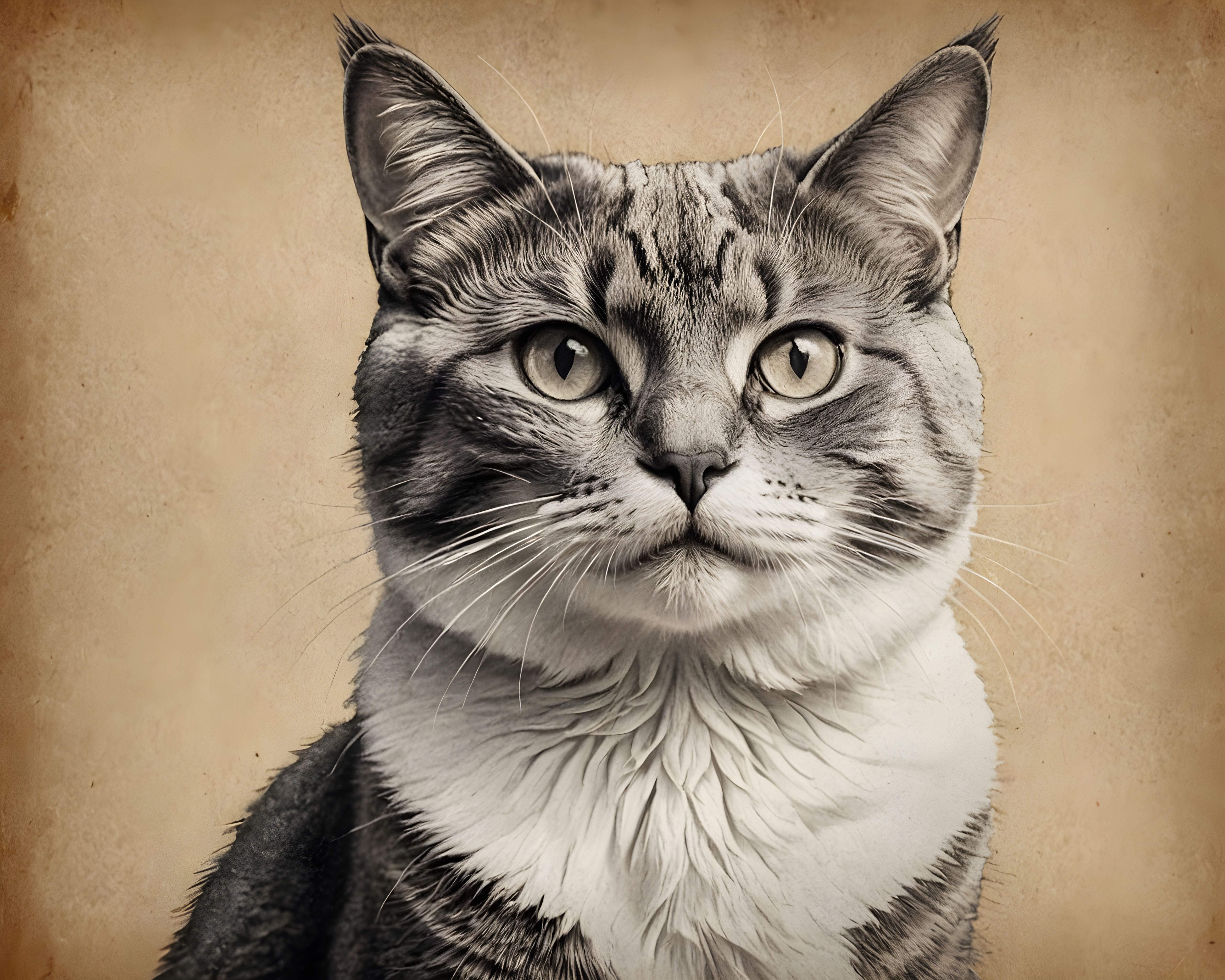 Loaf Cat — Pencil Sketch (Motivational)
