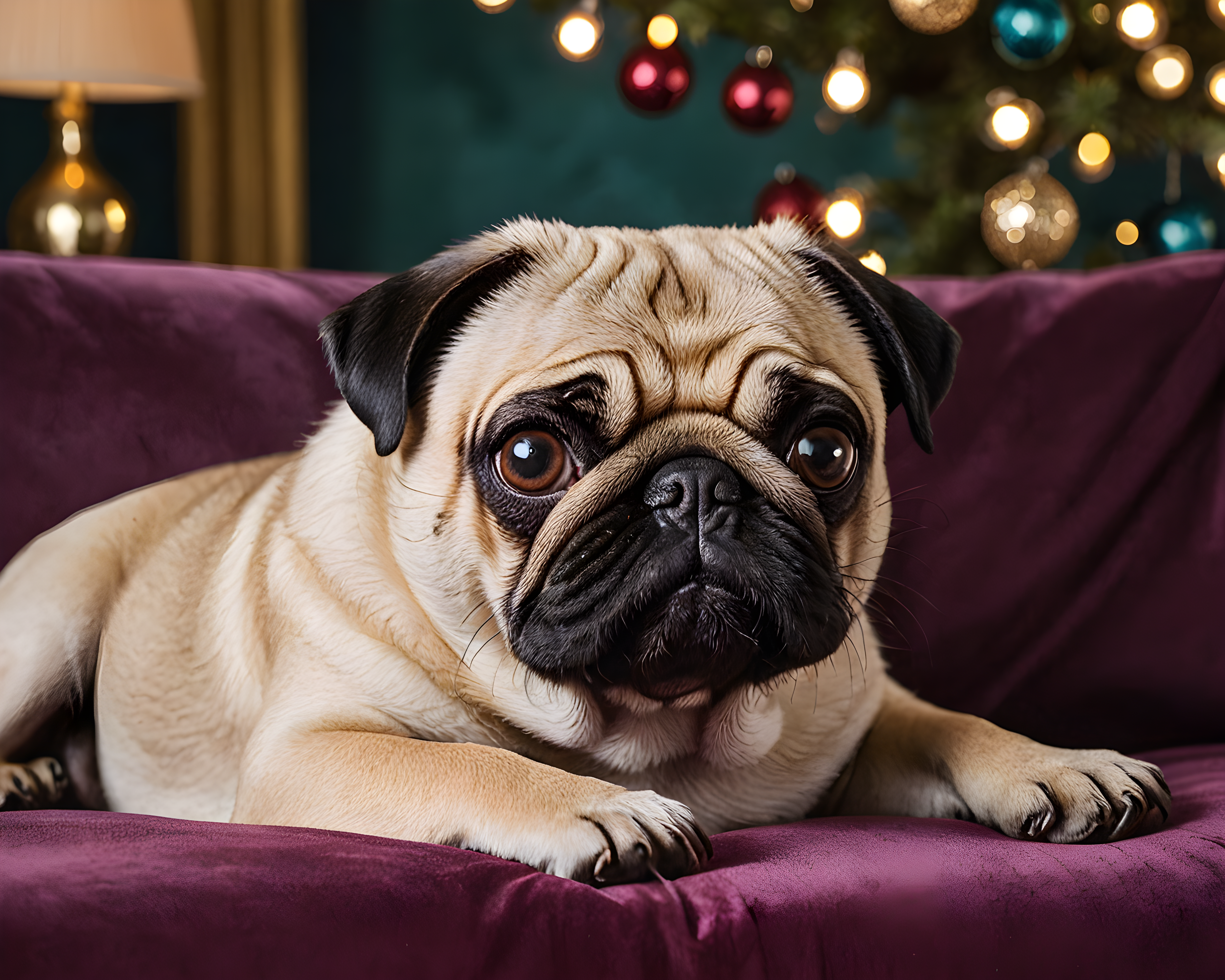 Side Eye Pug — Funny (Luxury)