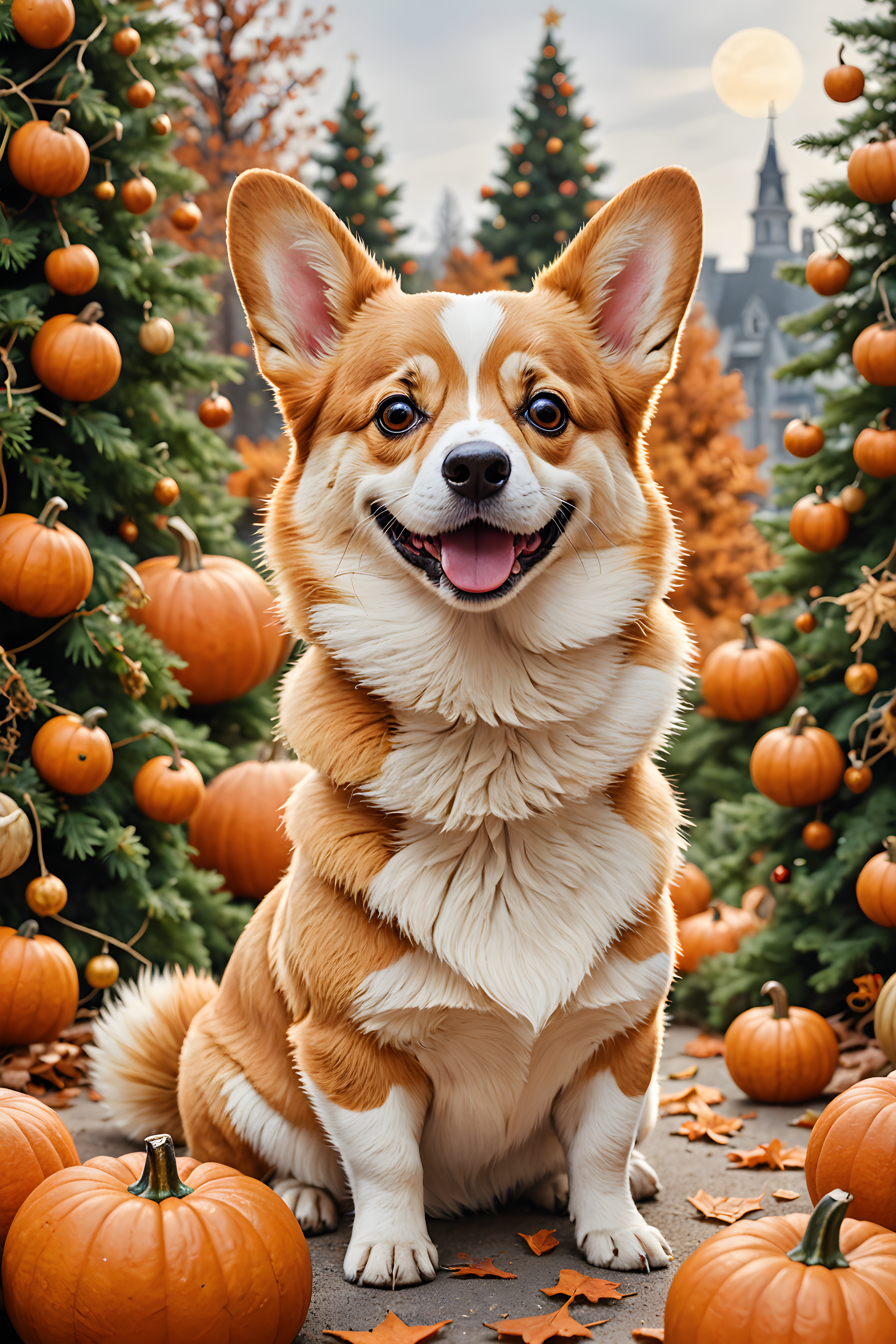 Sploot Corgi — Cartoon / Kawaii (Seasonal)