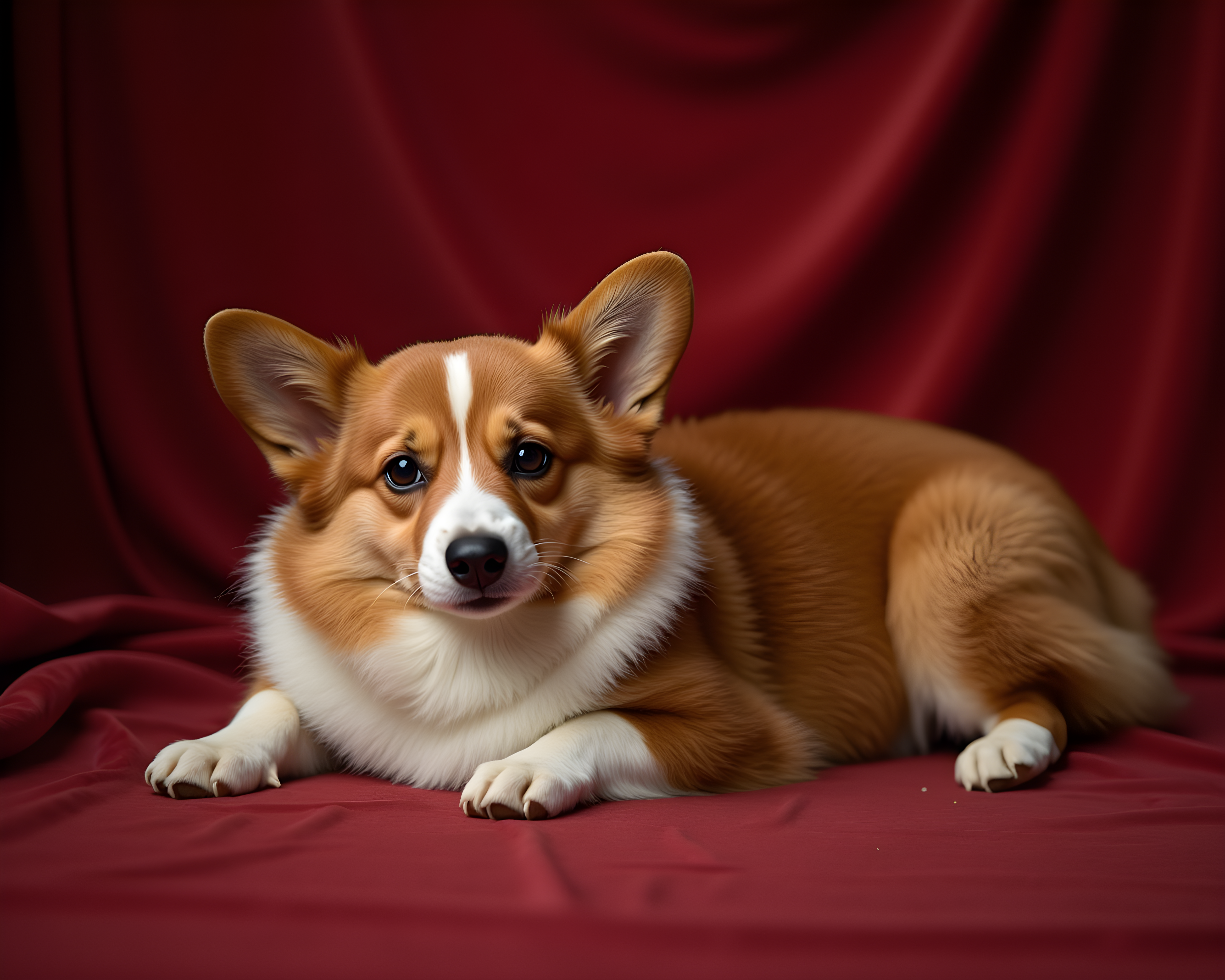 Sploot Corgi — Luxury (Romantic)