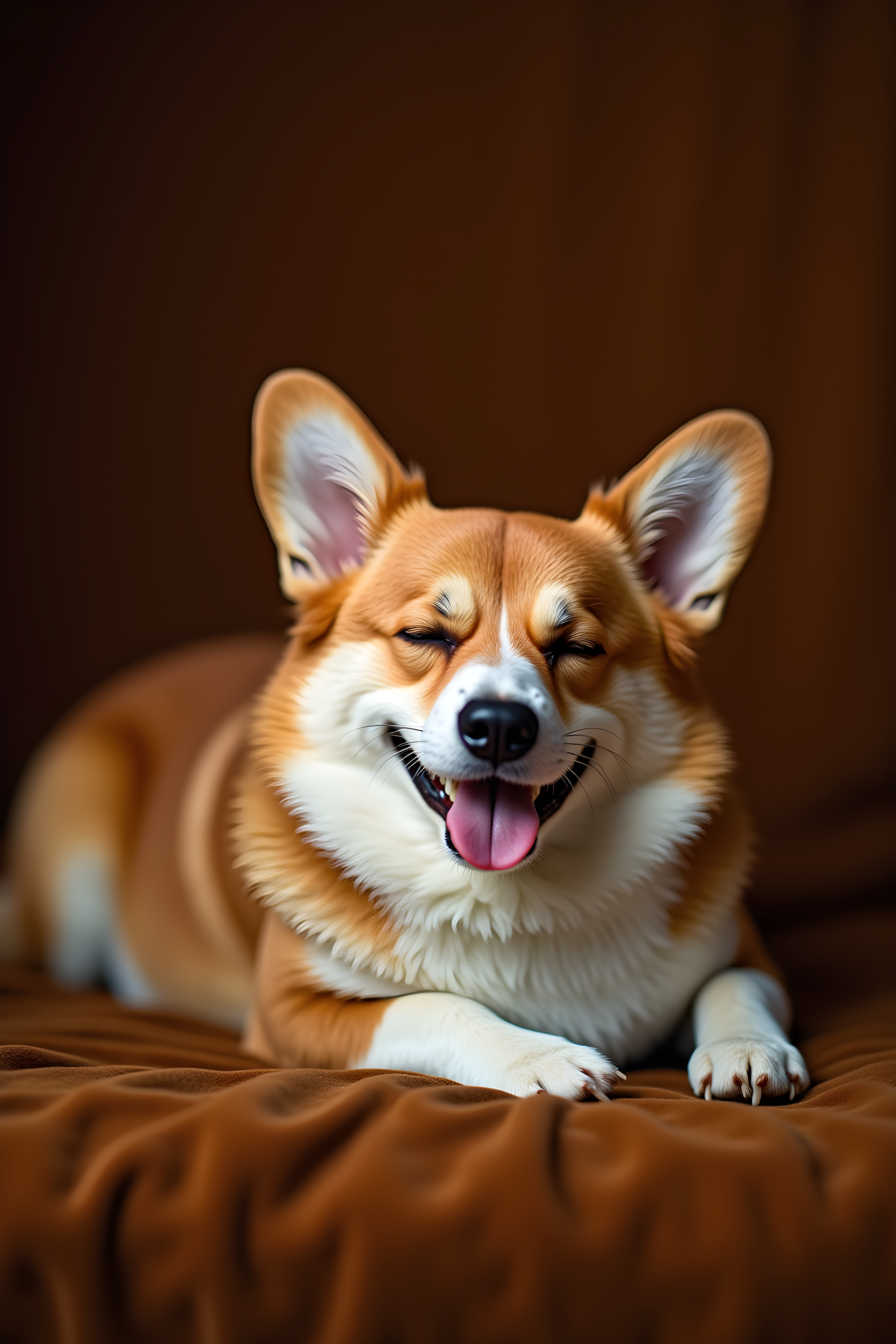 Sploot Corgi — Luxury (Sleepy)