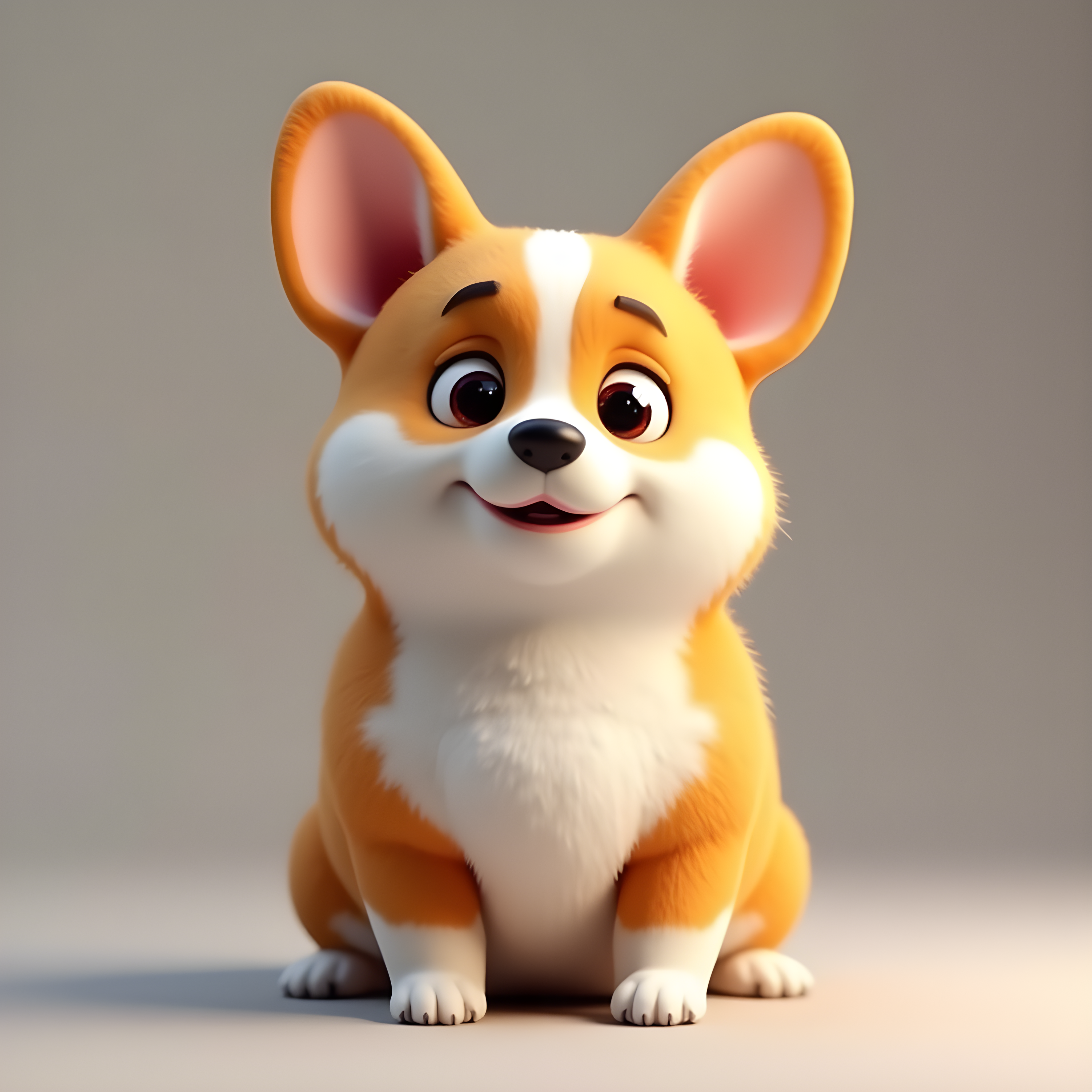 Sploot Corgi — 3D Render (Funny)