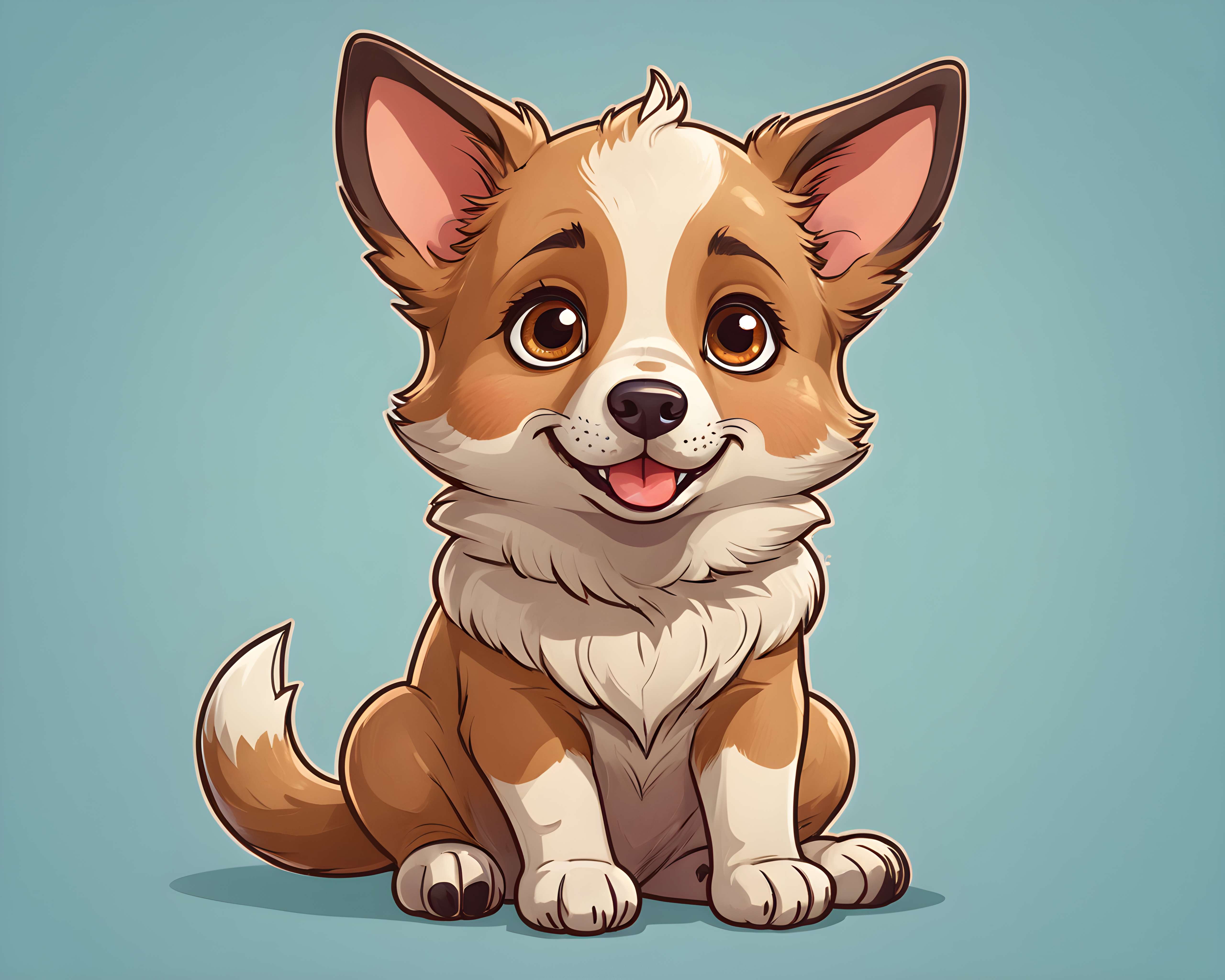 Zoomies Shepherd — Cartoon / Kawaii (Energetic)