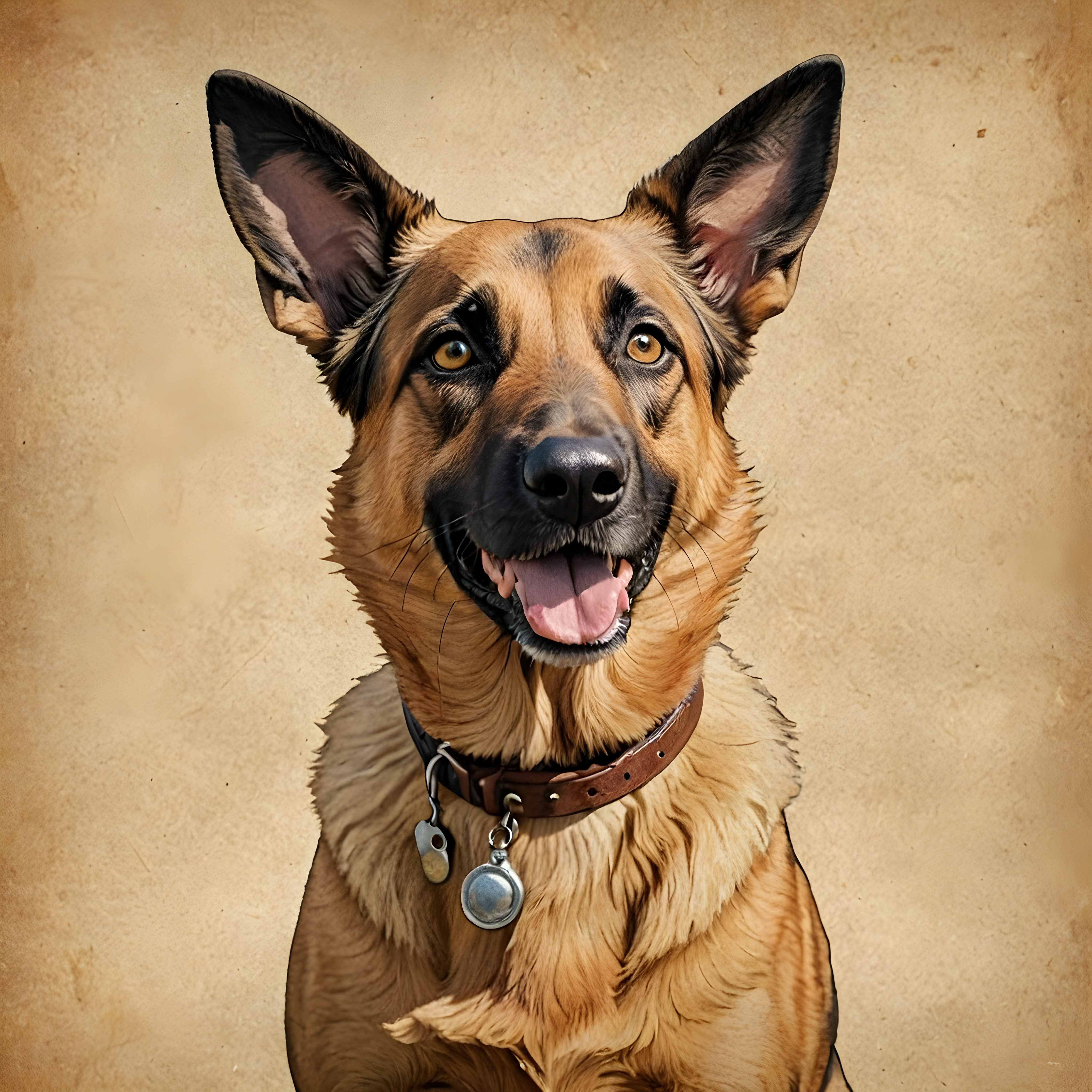 Zoomies Shepherd — Vintage Poster (Savage)