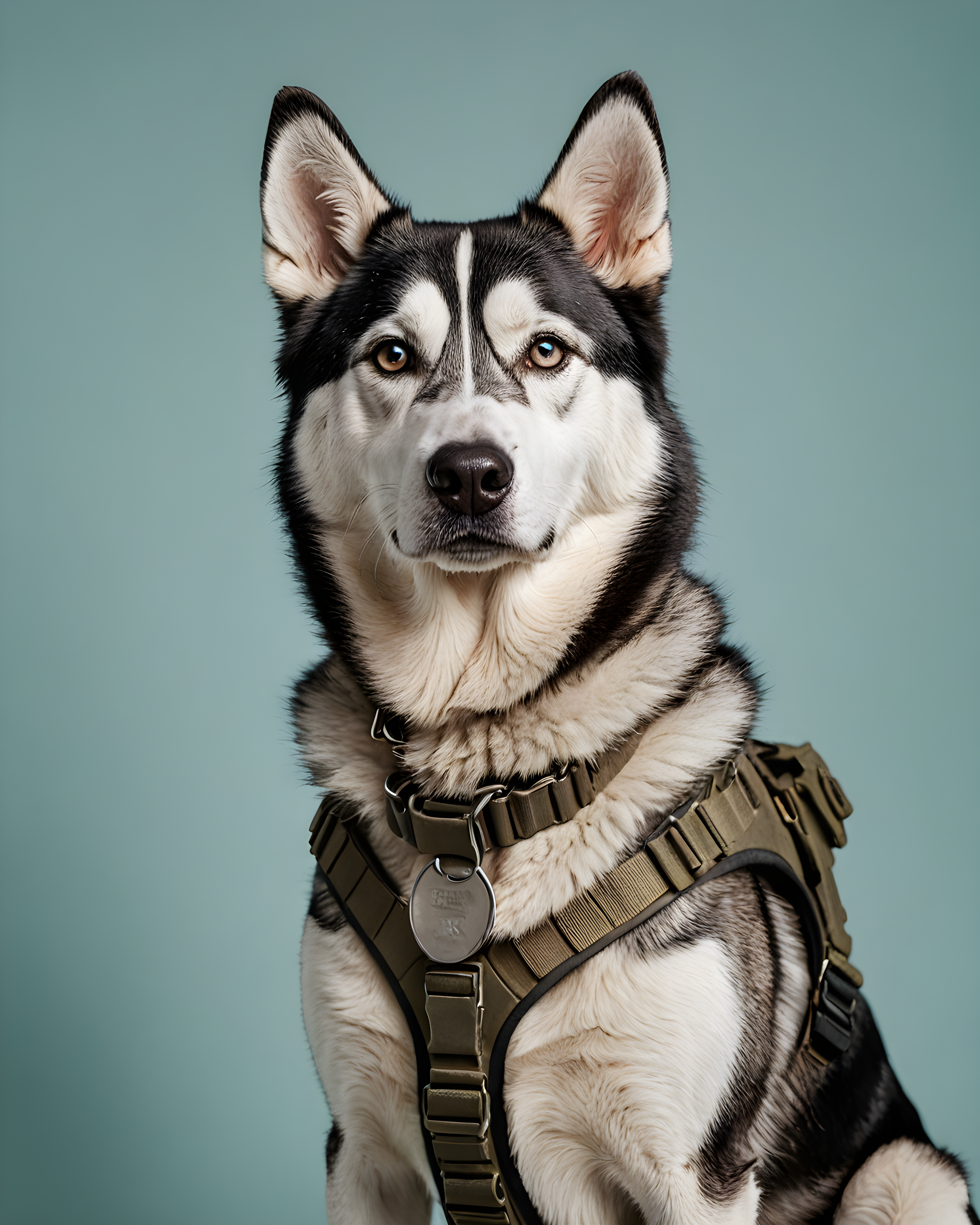 Commando Husky — Modern Aesthetic (Funny)