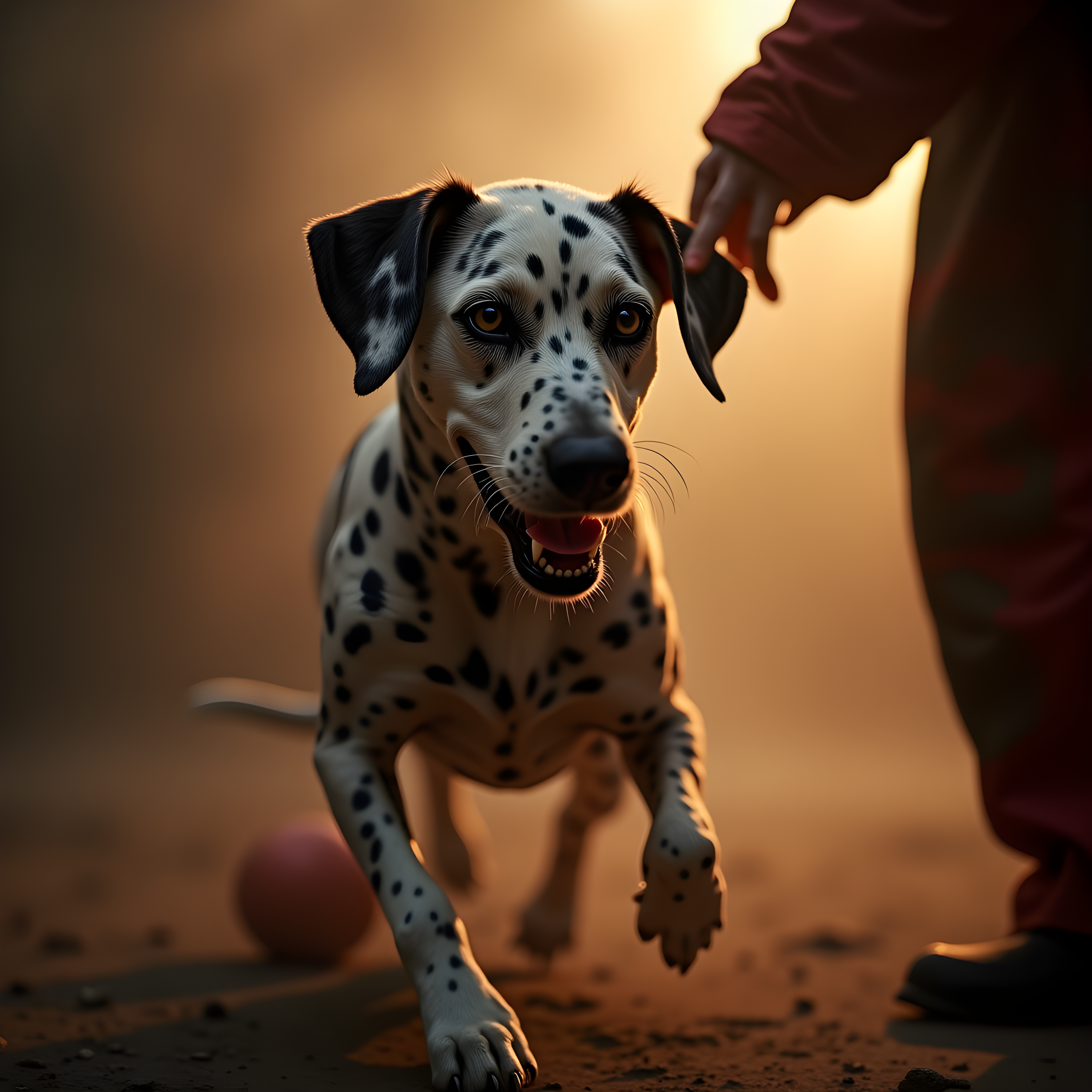 Firefighter Dalmatian — Realistic (Playful)