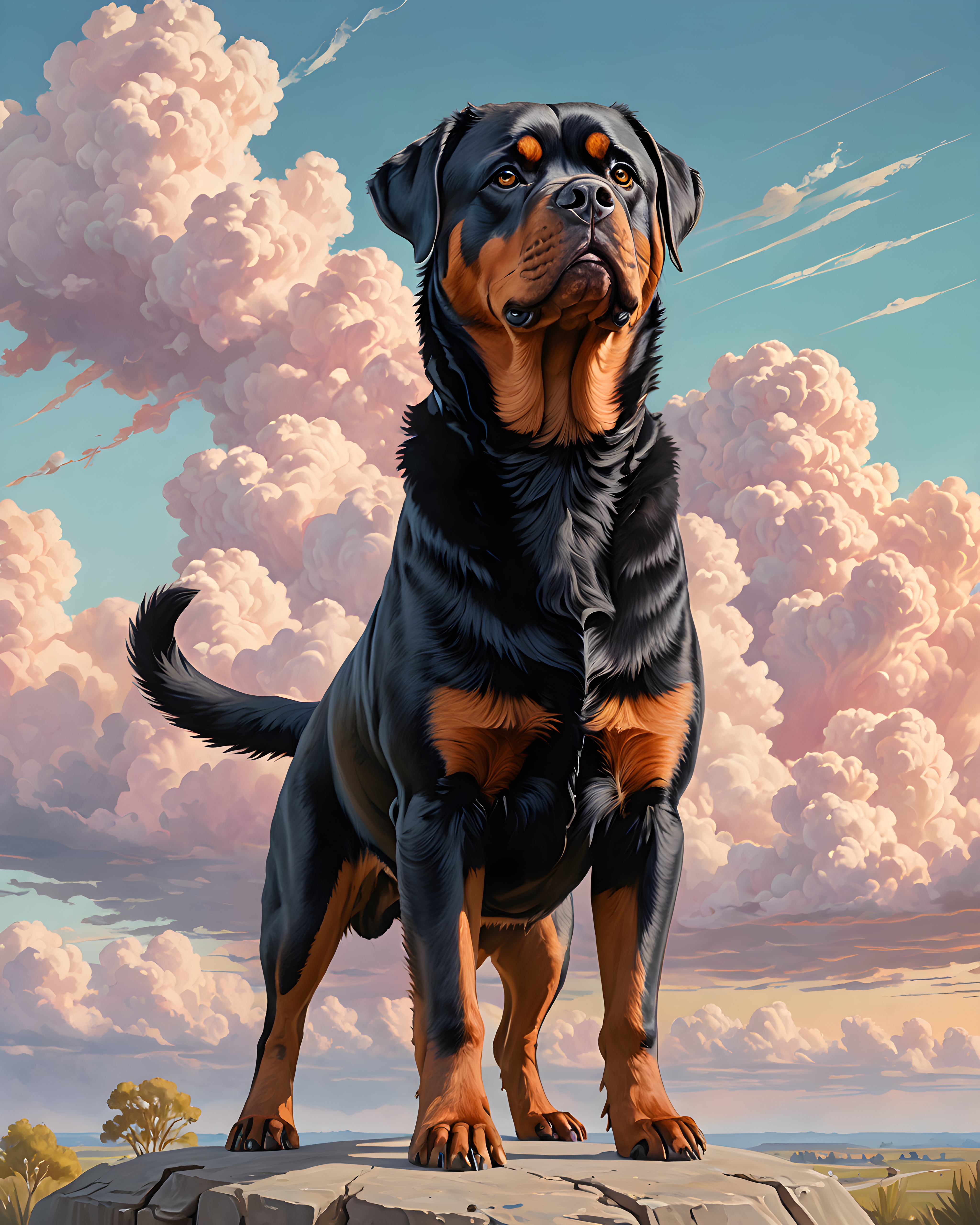 Guard Rottweiler — Nursery (Fantasy)