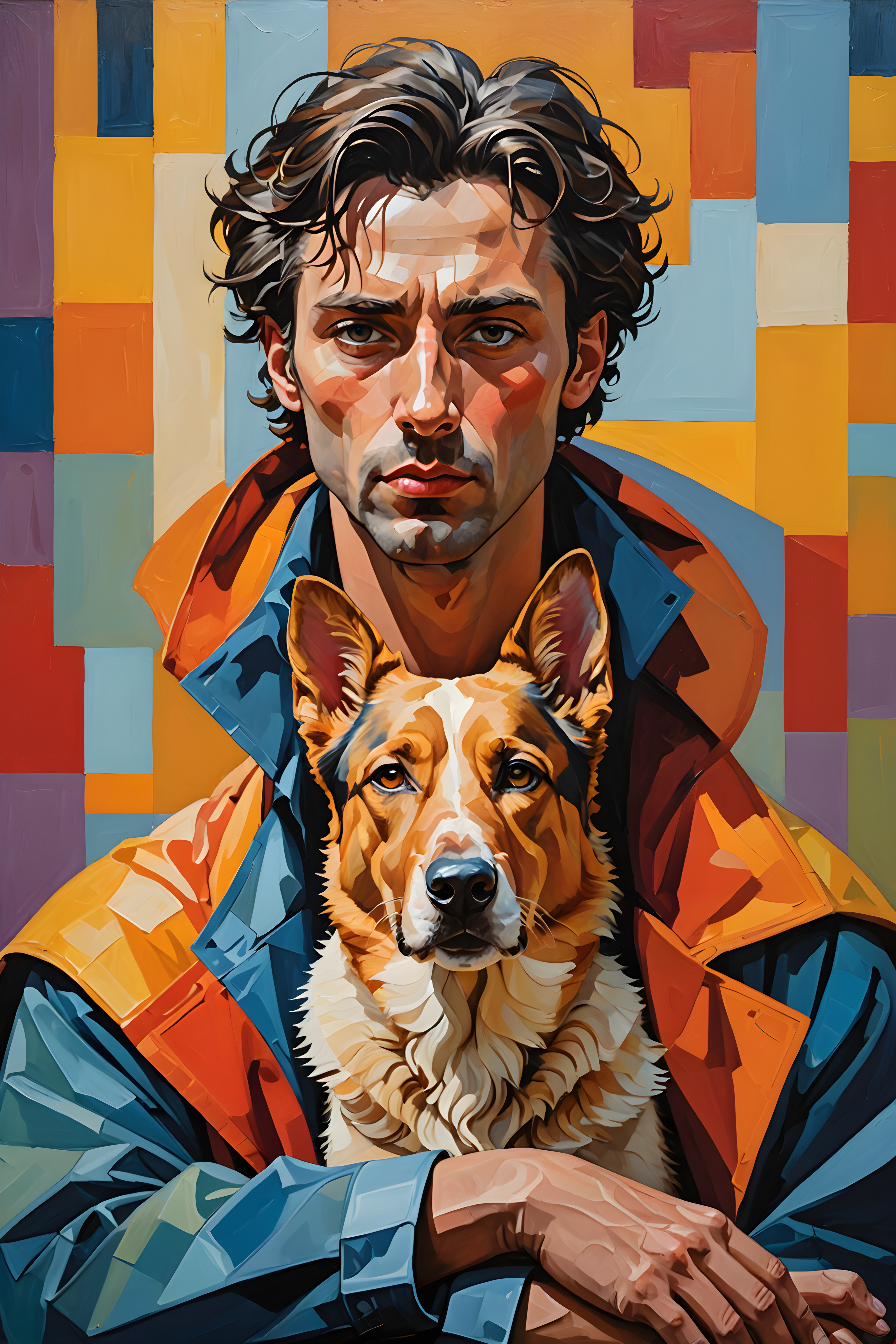 Hero Shepherd — Abstract (Sleepy)