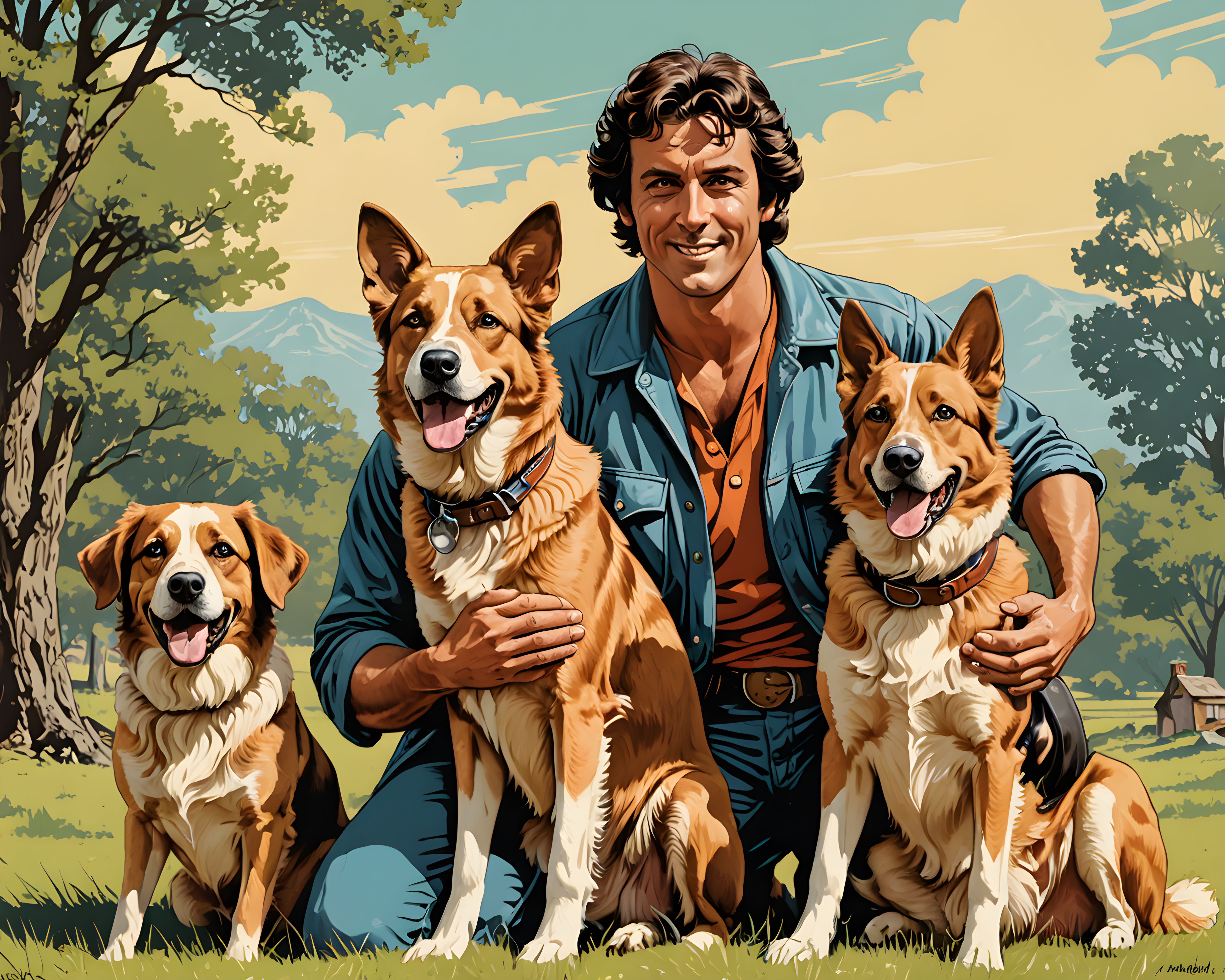 Hero Shepherd — Retro (Playful)